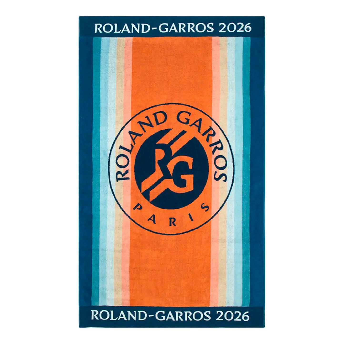 Roland Garros Official Beach Towel 100X170 Ručník - tmavě modrá