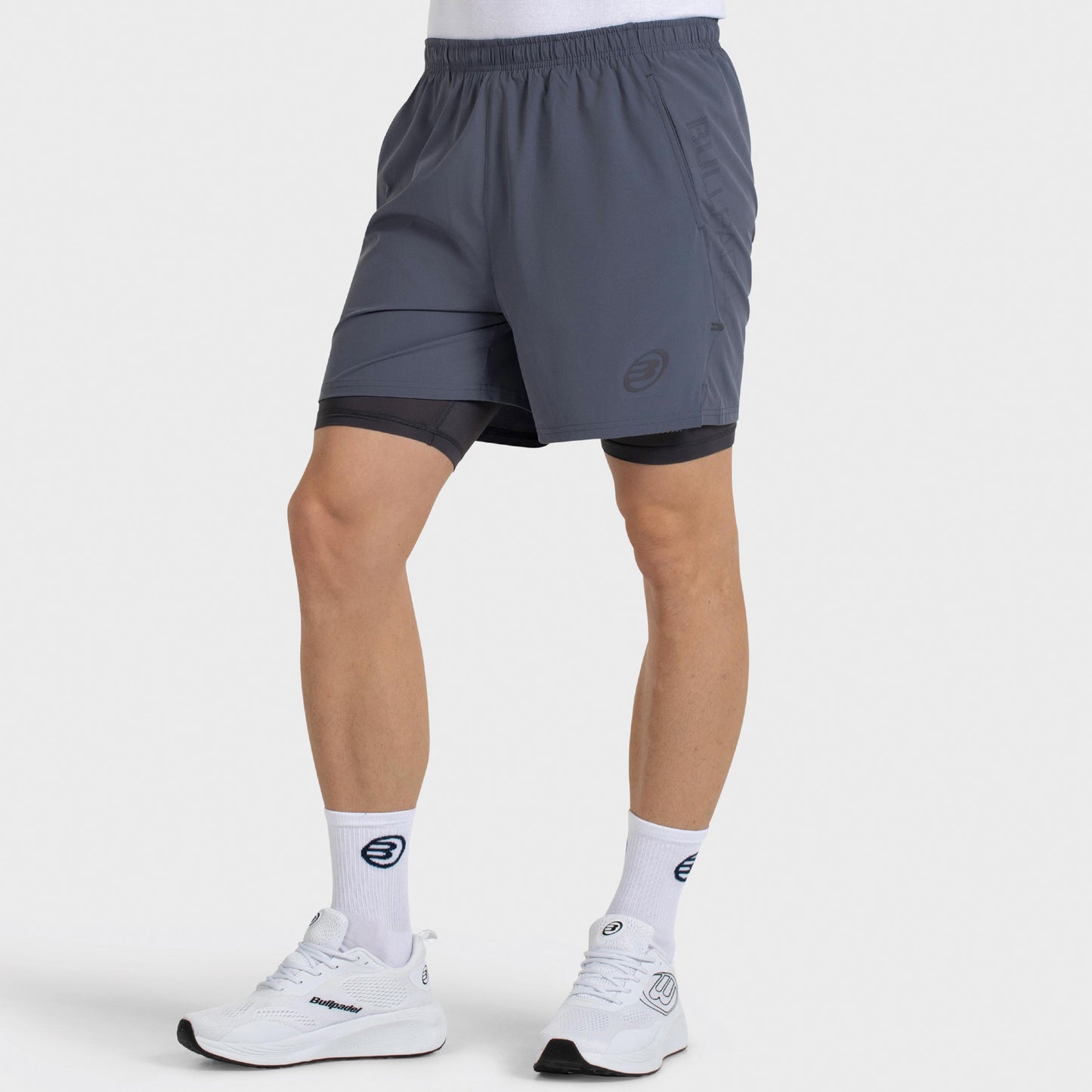 Bullpadel Montis Šortky Muži - šedá