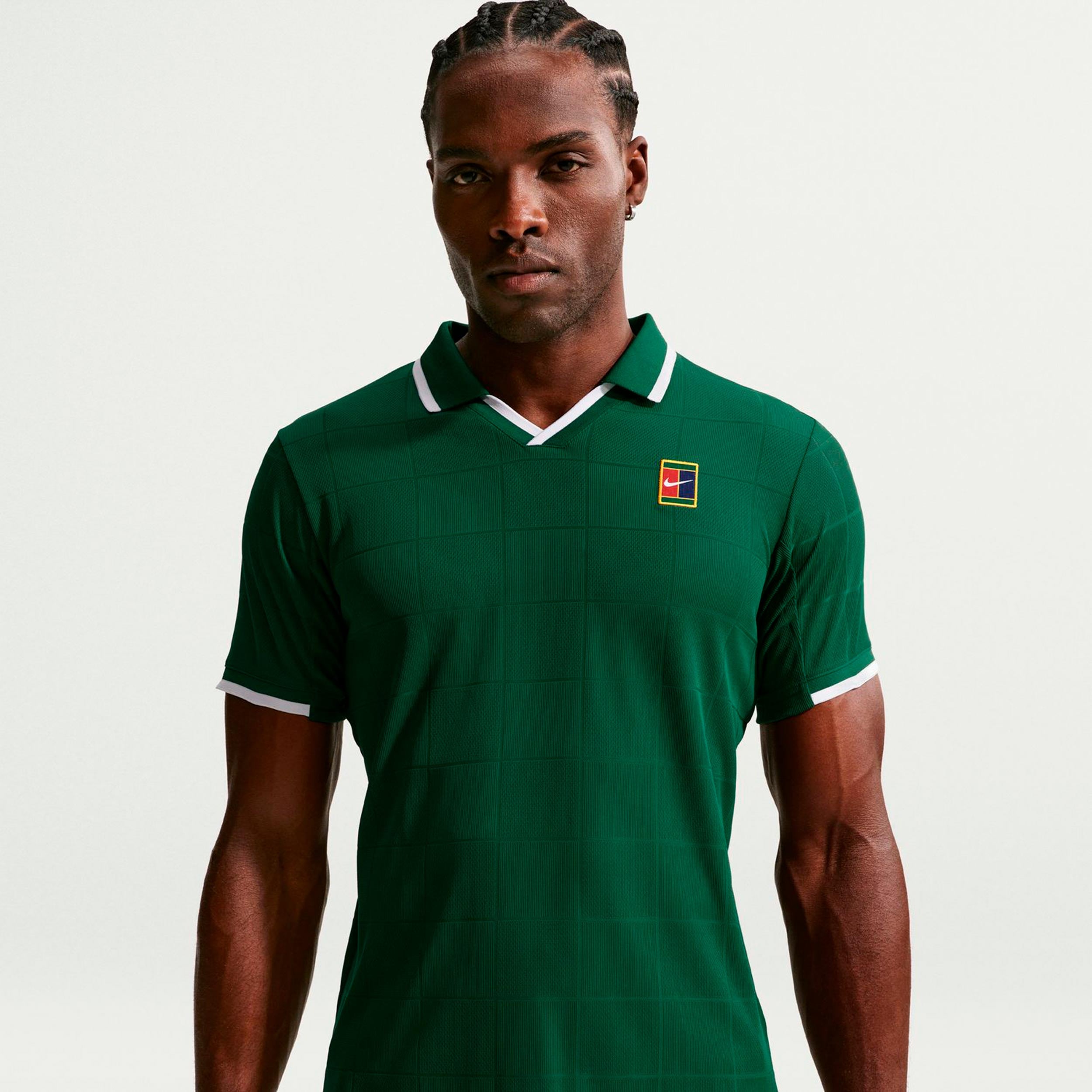 Nike Court Dri-Fit Advantage Slam Pólo Muži - tmavě zelená