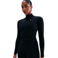 One Dri-Fit Quarter Zip S dlouhým rukávem Dámy - černá