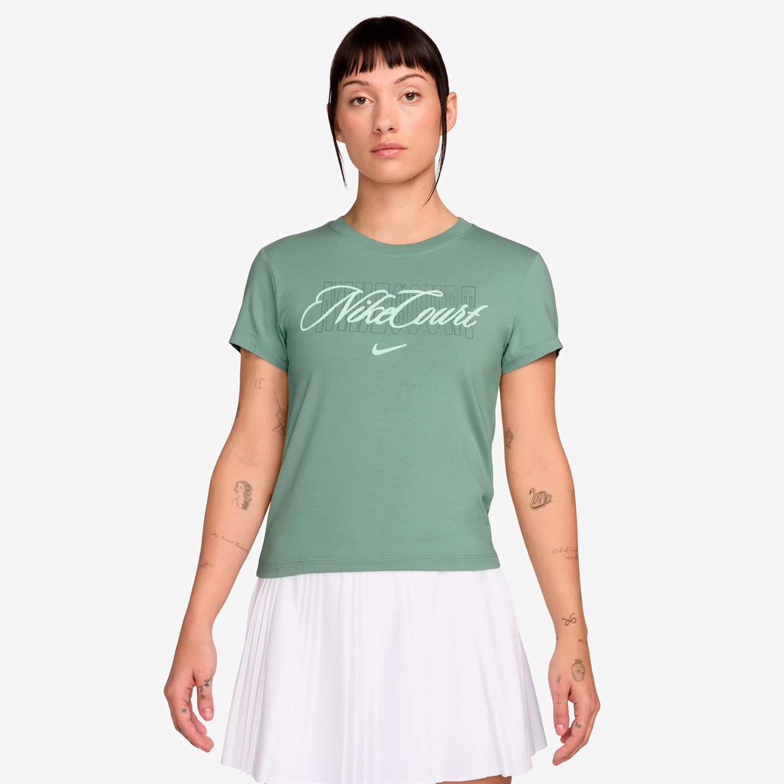 Nike Heritage Tričko Dámy - sivozelená, zelená