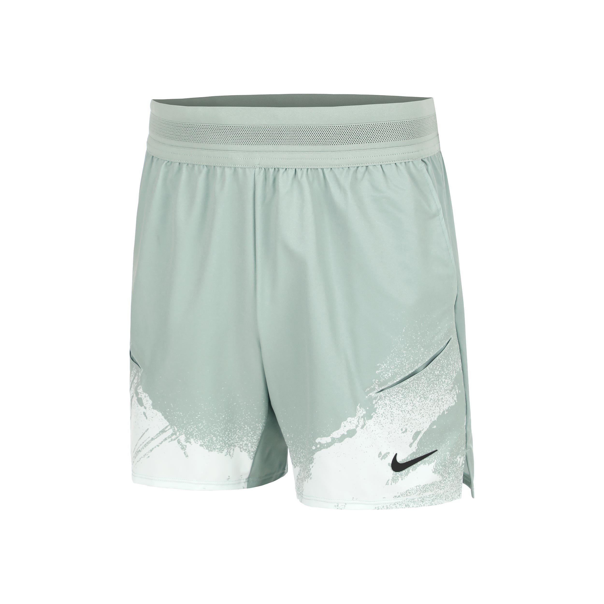 Nike Court Dri-Fit Slam Šortky Muži - sivozelená, černá