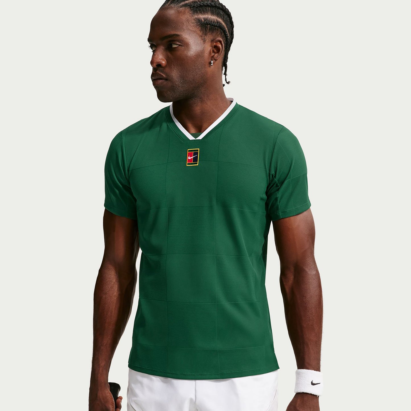 Nike Court Dri-Fit Advantage Slam Tričko Muži - tmavě zelená