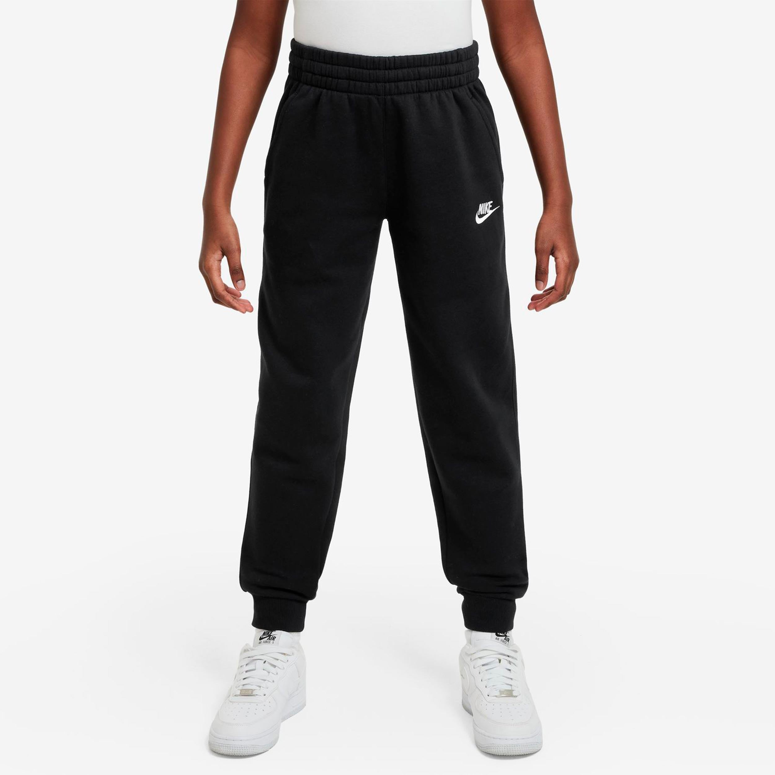 Nike Club Fleece Tréninkové kalhoty Děti - černá