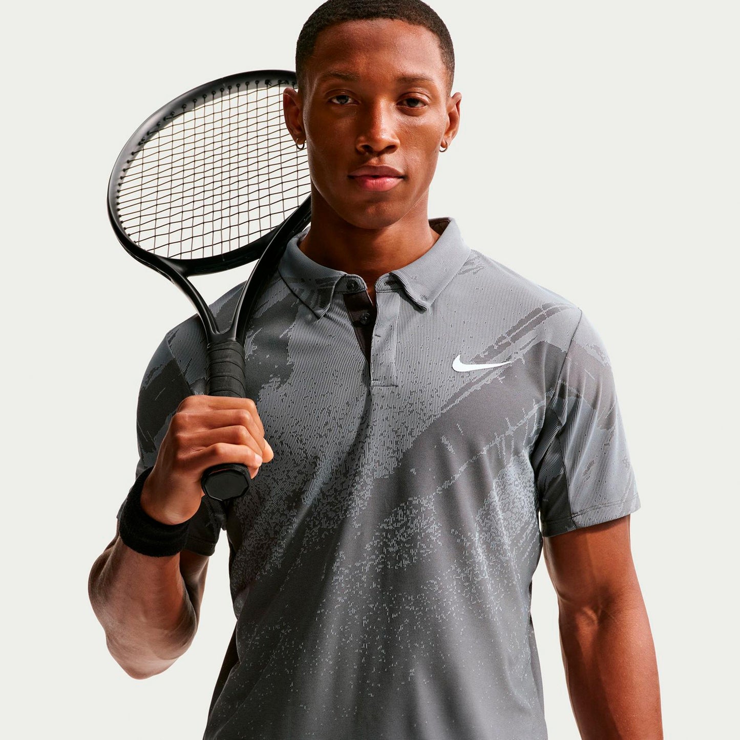 Nike Court Dri-Fit Advantage Slam Pólo Muži - antrazitová