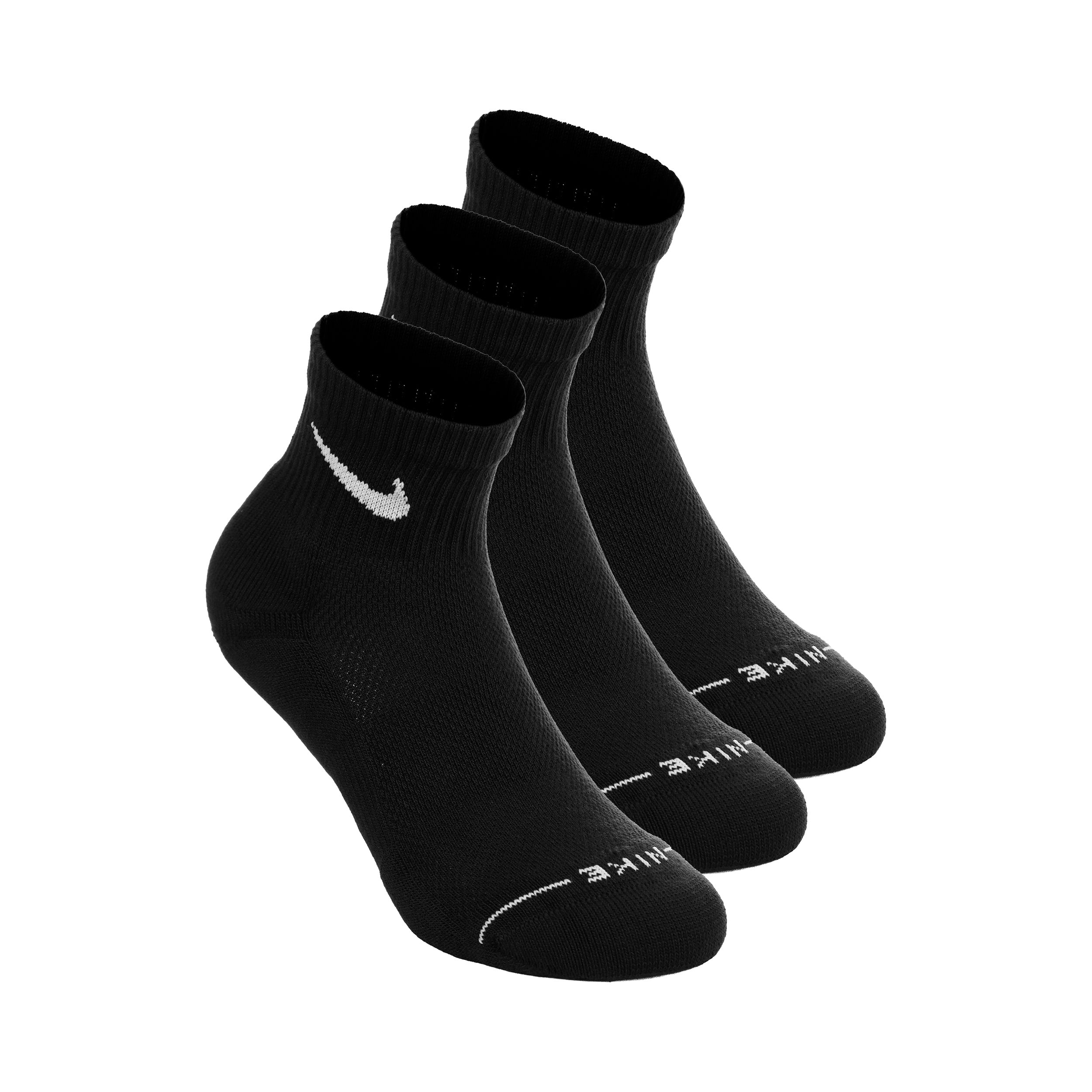 Nike Ankle Tenisové ponožky 3ks v baleni Unisex - černá