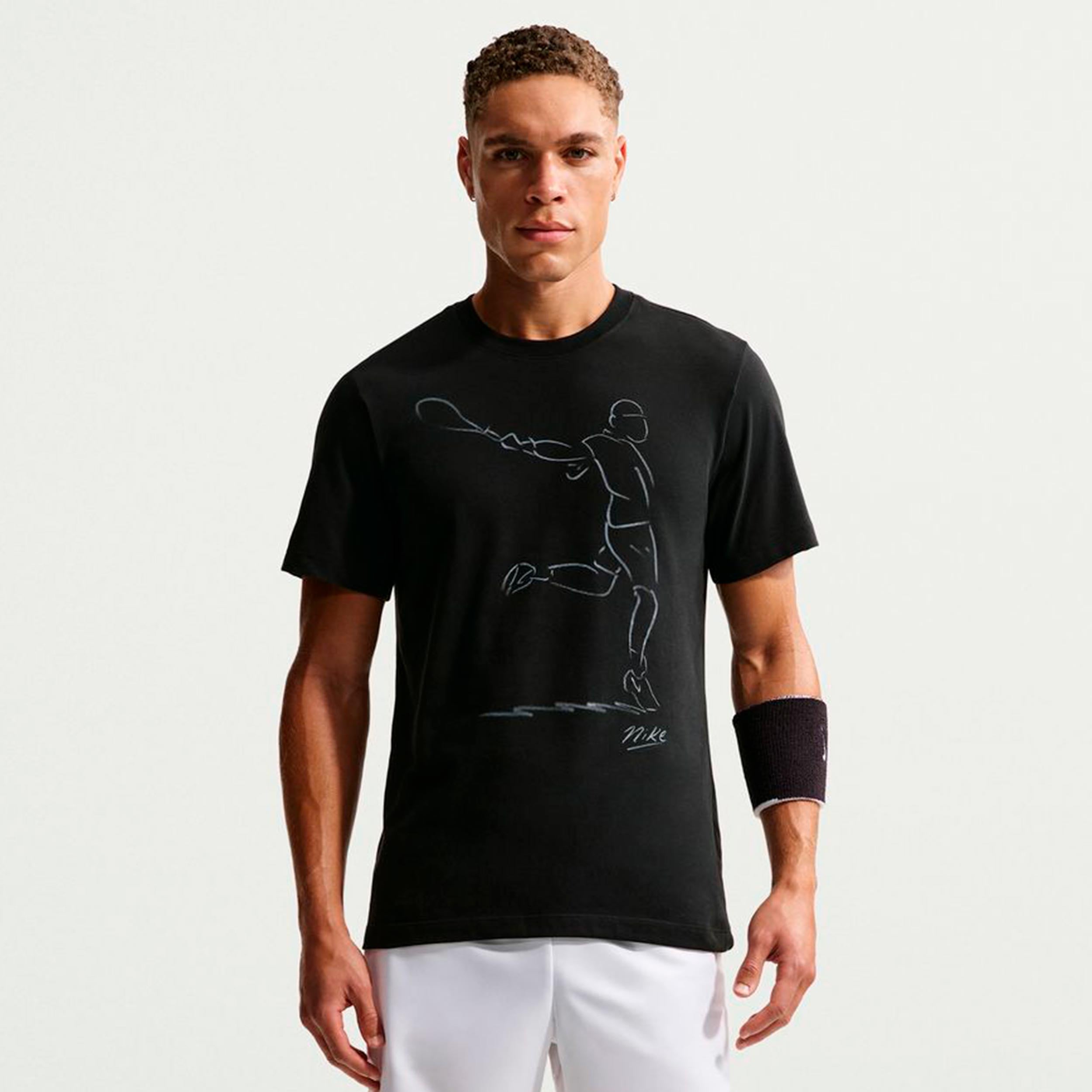 Nike Court Dri-Fit Tričko Muži - černá