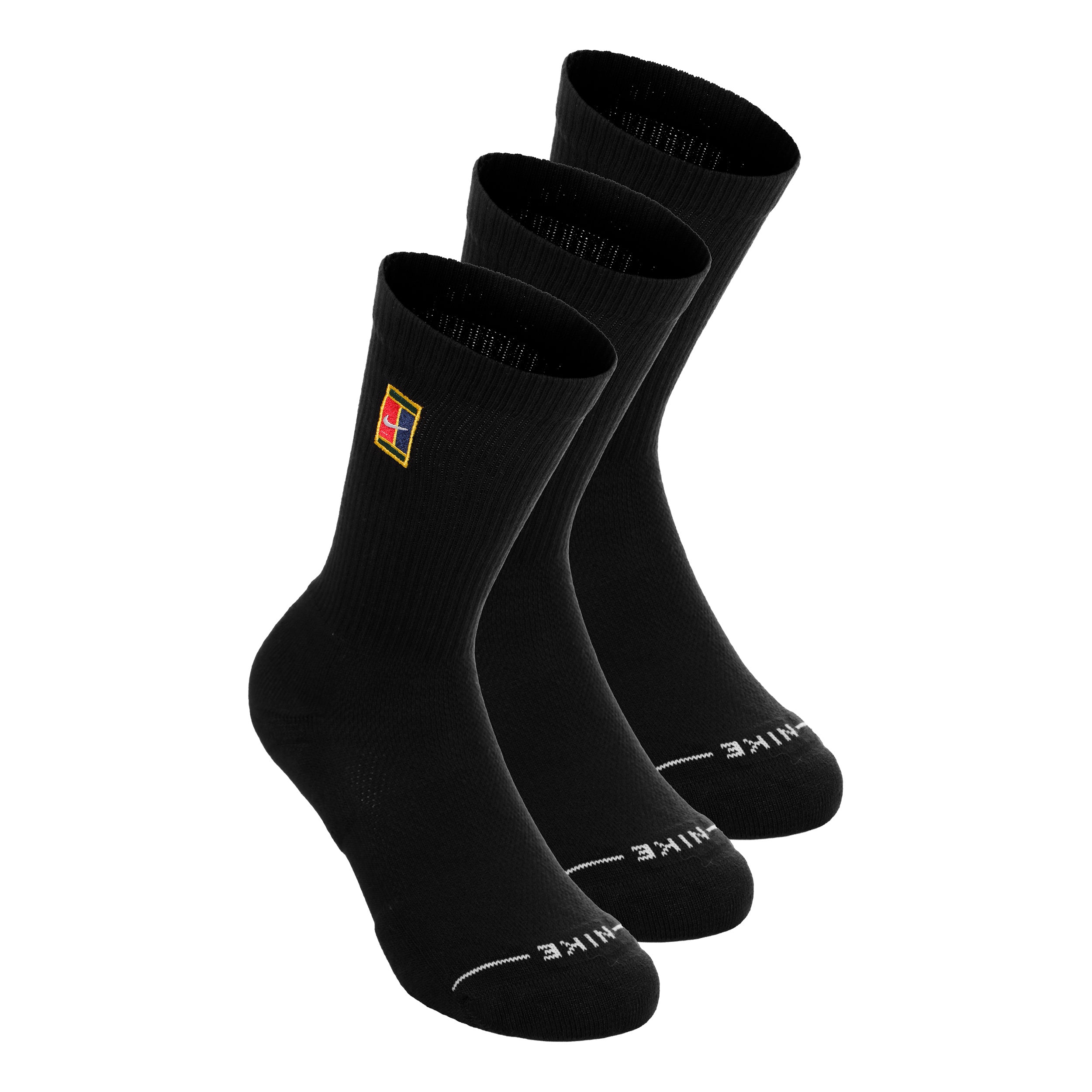 Nike Crew Tenisové ponožky 3ks v baleni Unisex - černá