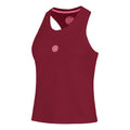 Freeze Out Racerback Printed  Sportovní tílko Dámy - tmavě červená
