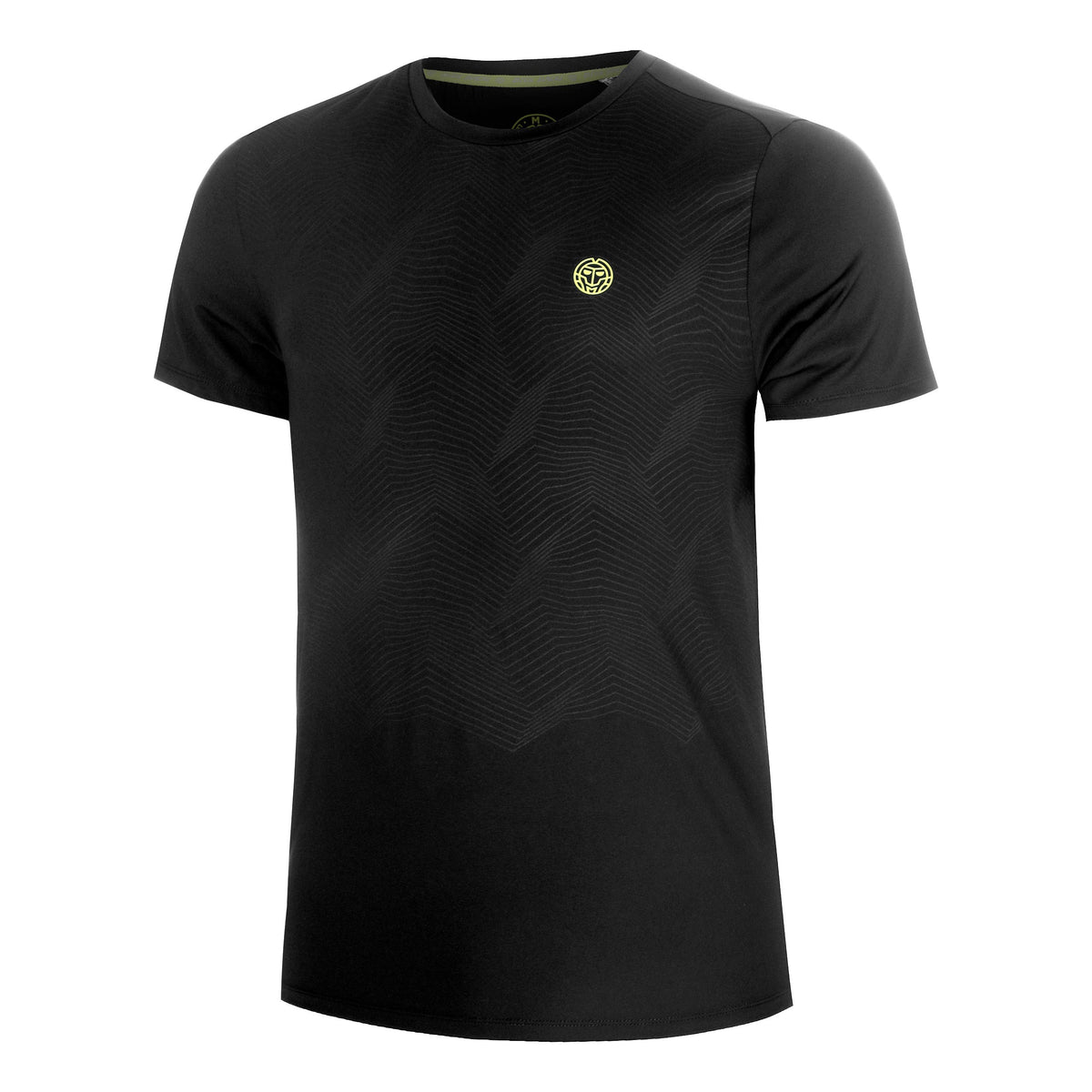 BIDI BADU Night Flash Embossed Tričko Muži - černá