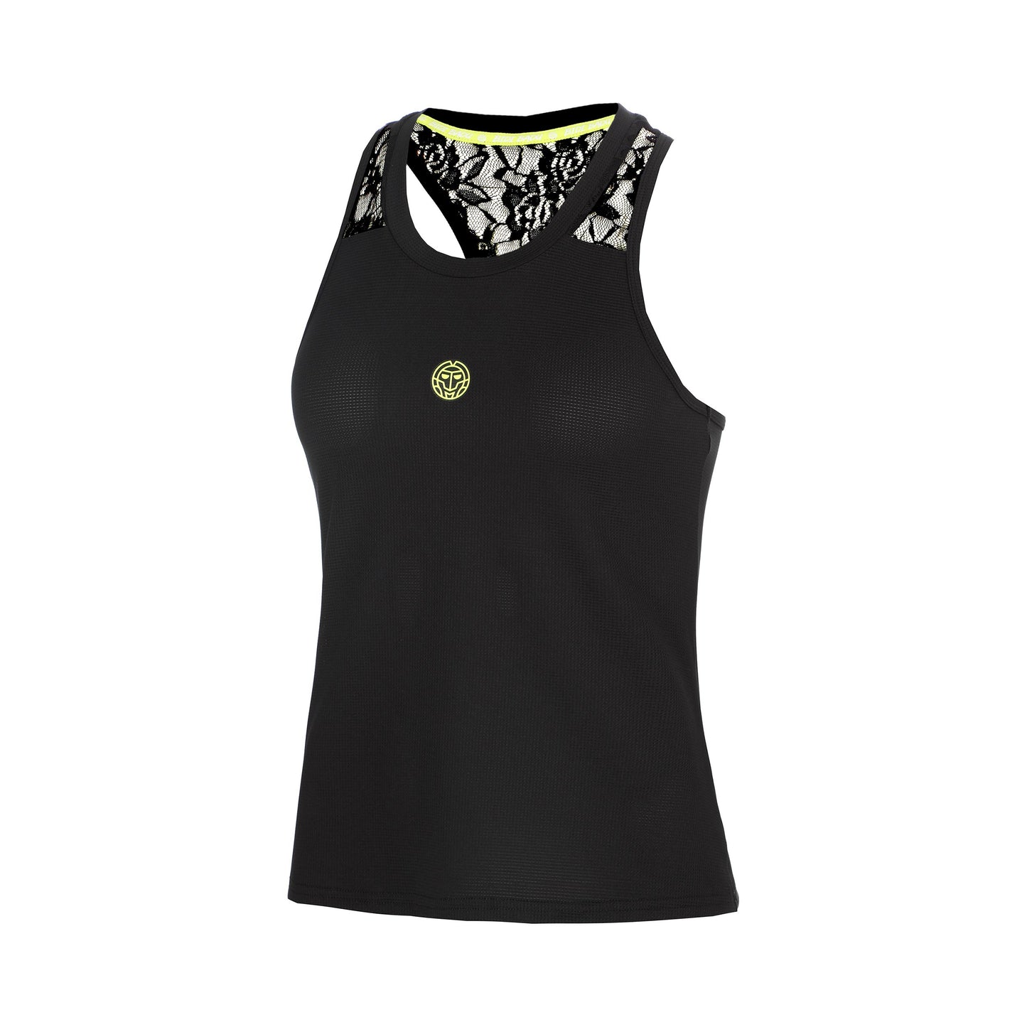 BIDI BADU Night Flash Racerback Lace Sportovní tílko Dívky - černá