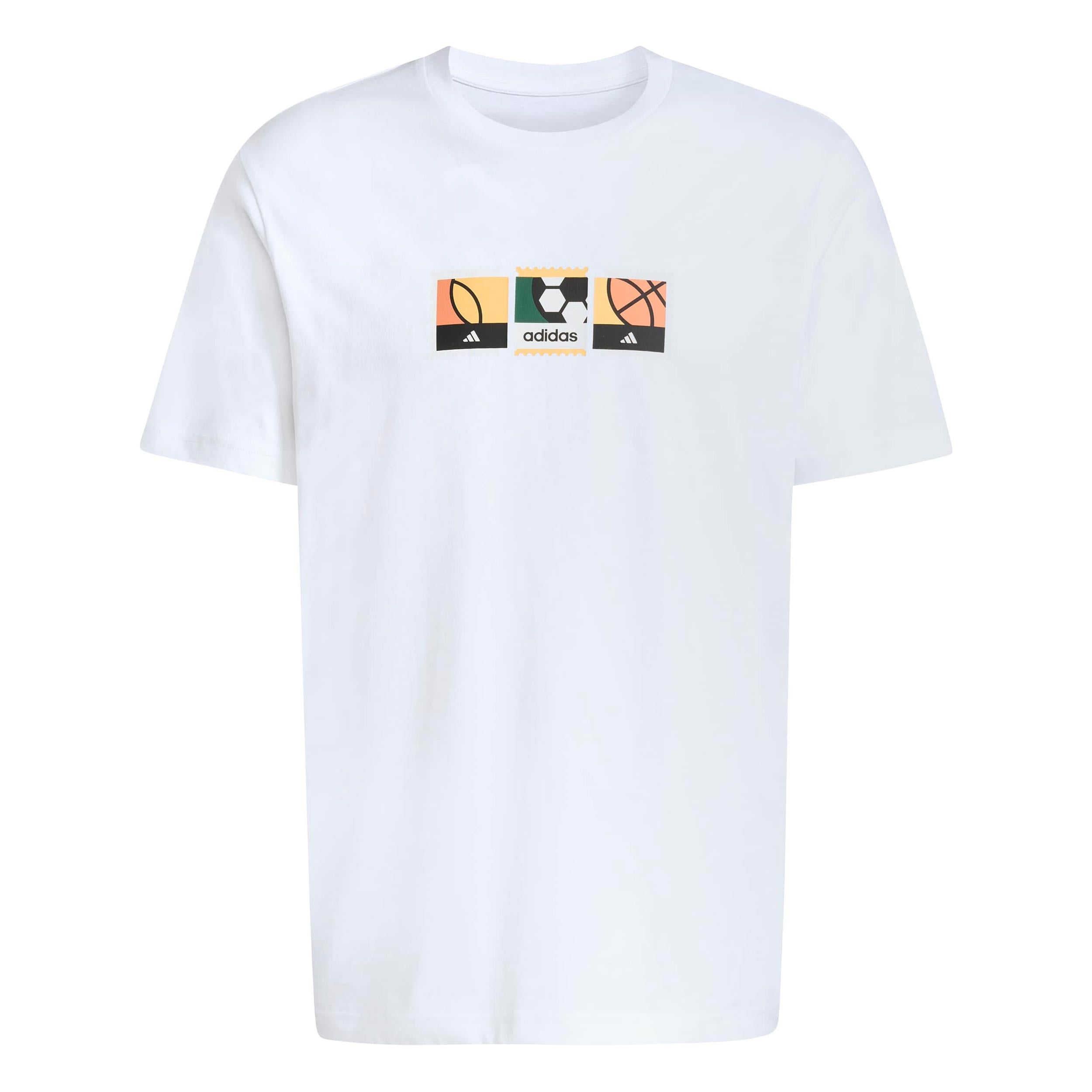 adidas MOS Stamps Graphic Tričko Muži - bílá, vícebarevné