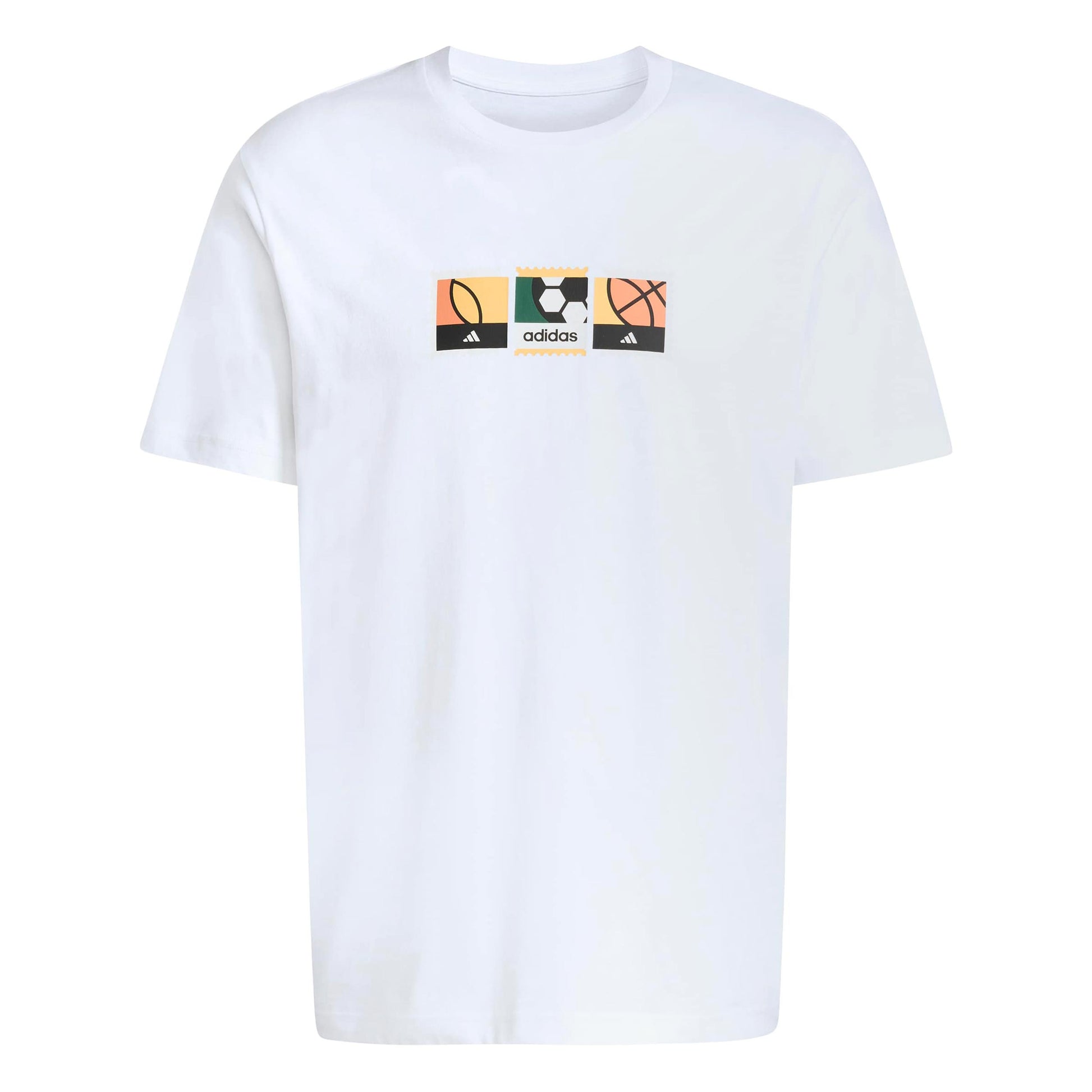 adidas MOS Stamps Graphic Tričko Muži - bílá, vícebarevné