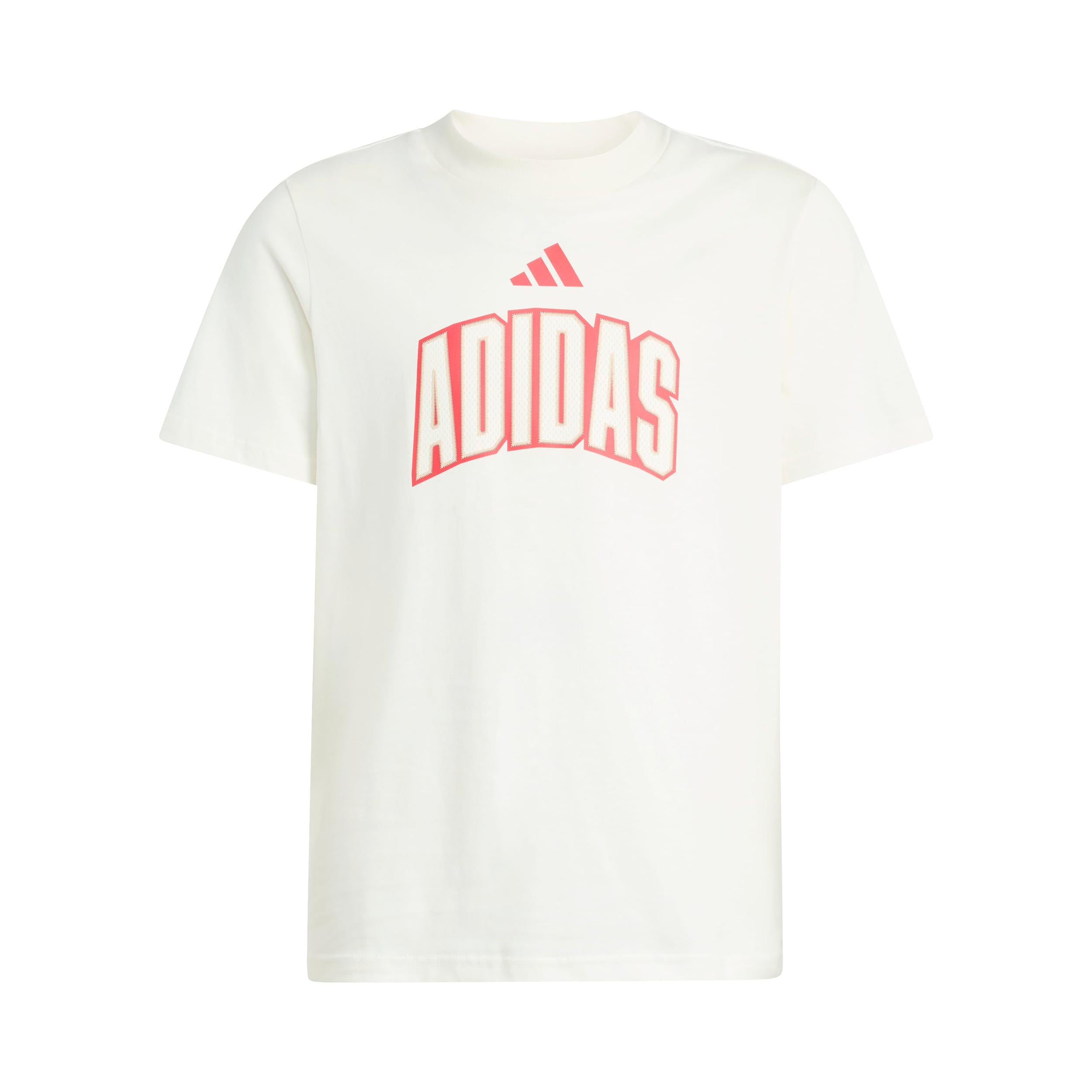 adidas Stadium Lettering Tričko Děti - krémovo-biela, červená
