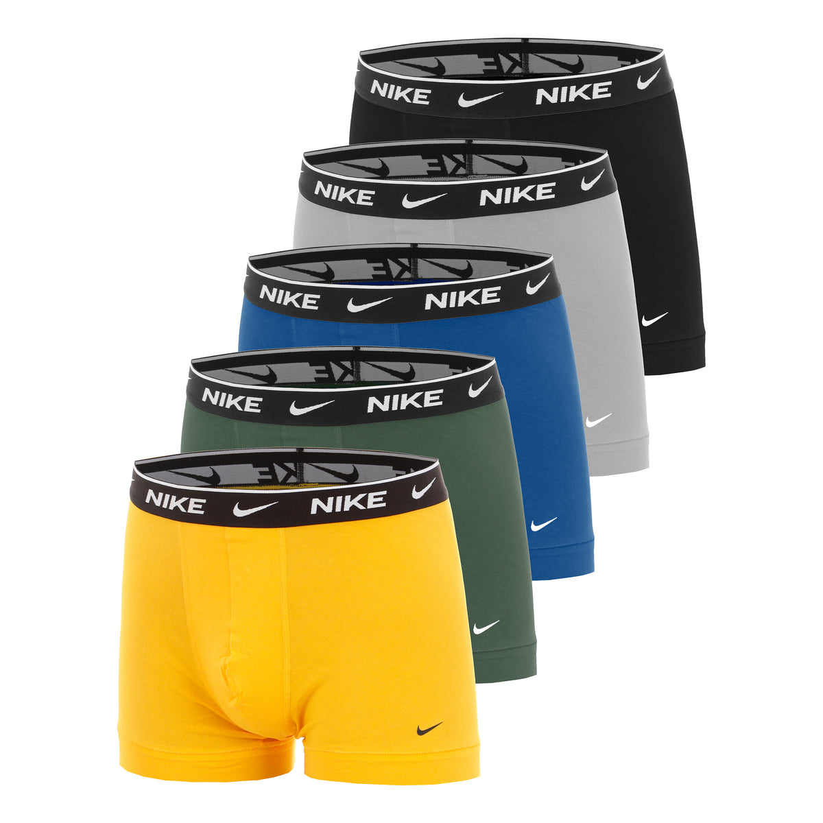 Nike Essential Cotton Stretch Trunk Trenýrky 5ks v baleni Muži - oranžová, žlutá
