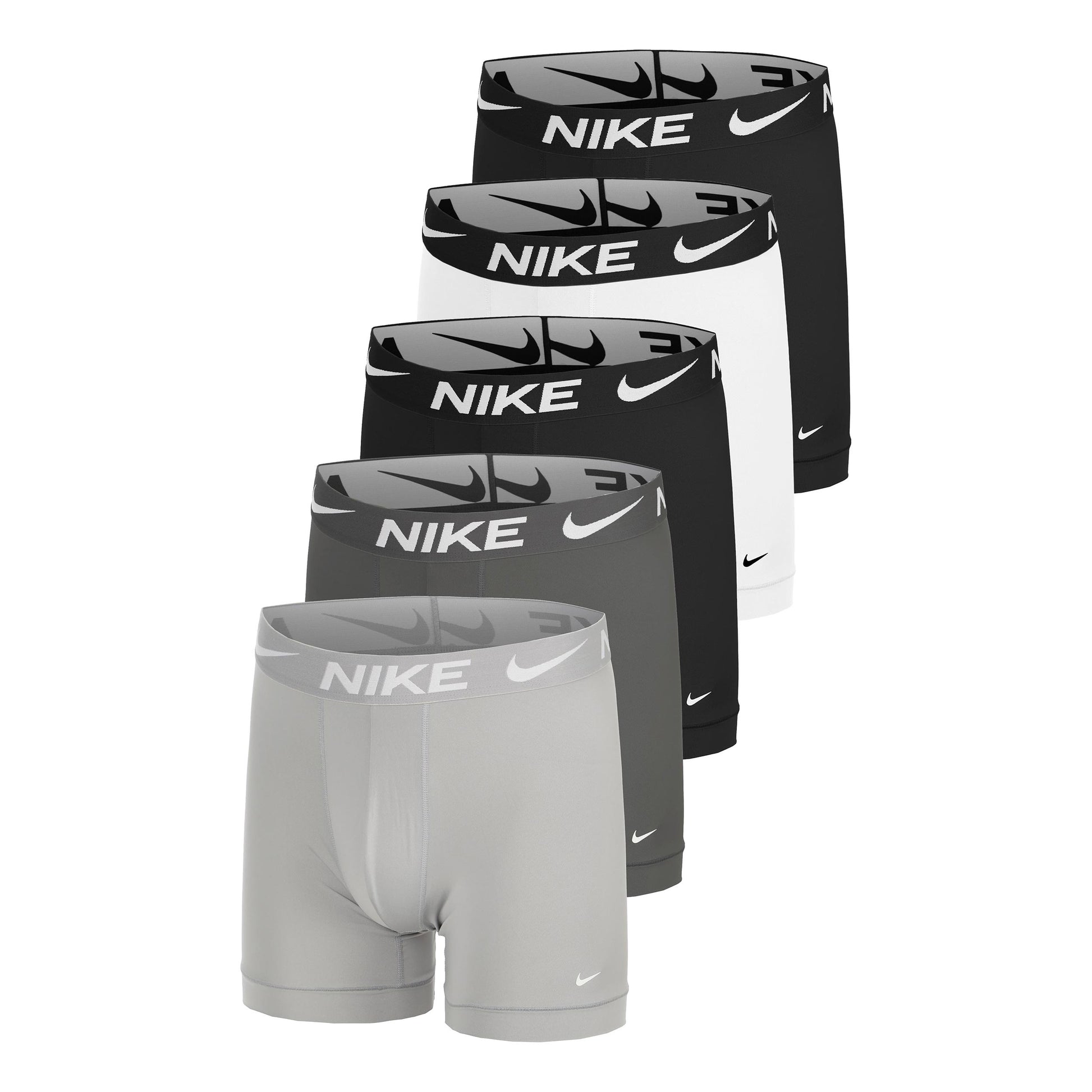 Nike Essential Cotton Stretch Trunk Trenýrky 3ks v baleni Muži - světle šedá