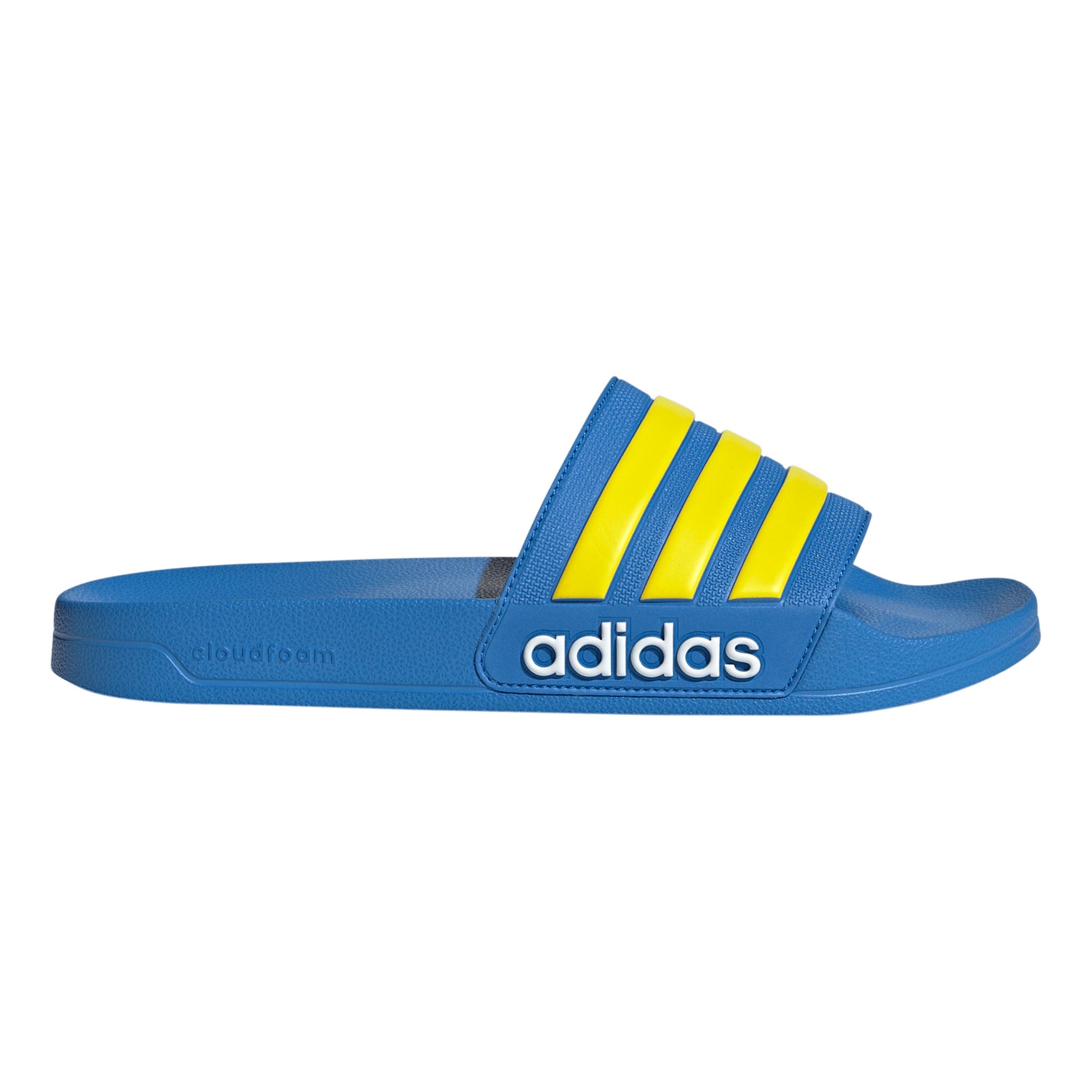 adidas Adilette Shower Pantofle Unisex - modrá, žlutá