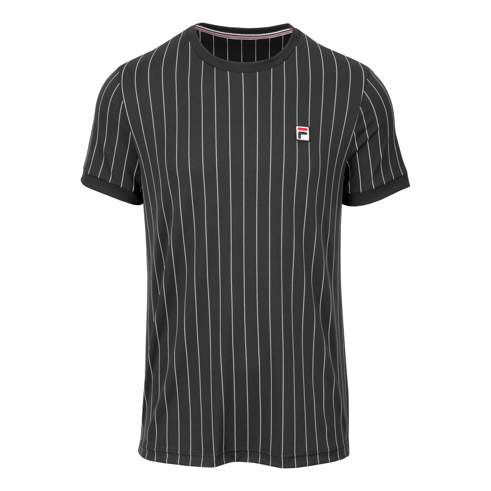 Fila BB1 Shirt Stripes Tričko Muži - černá, bílá