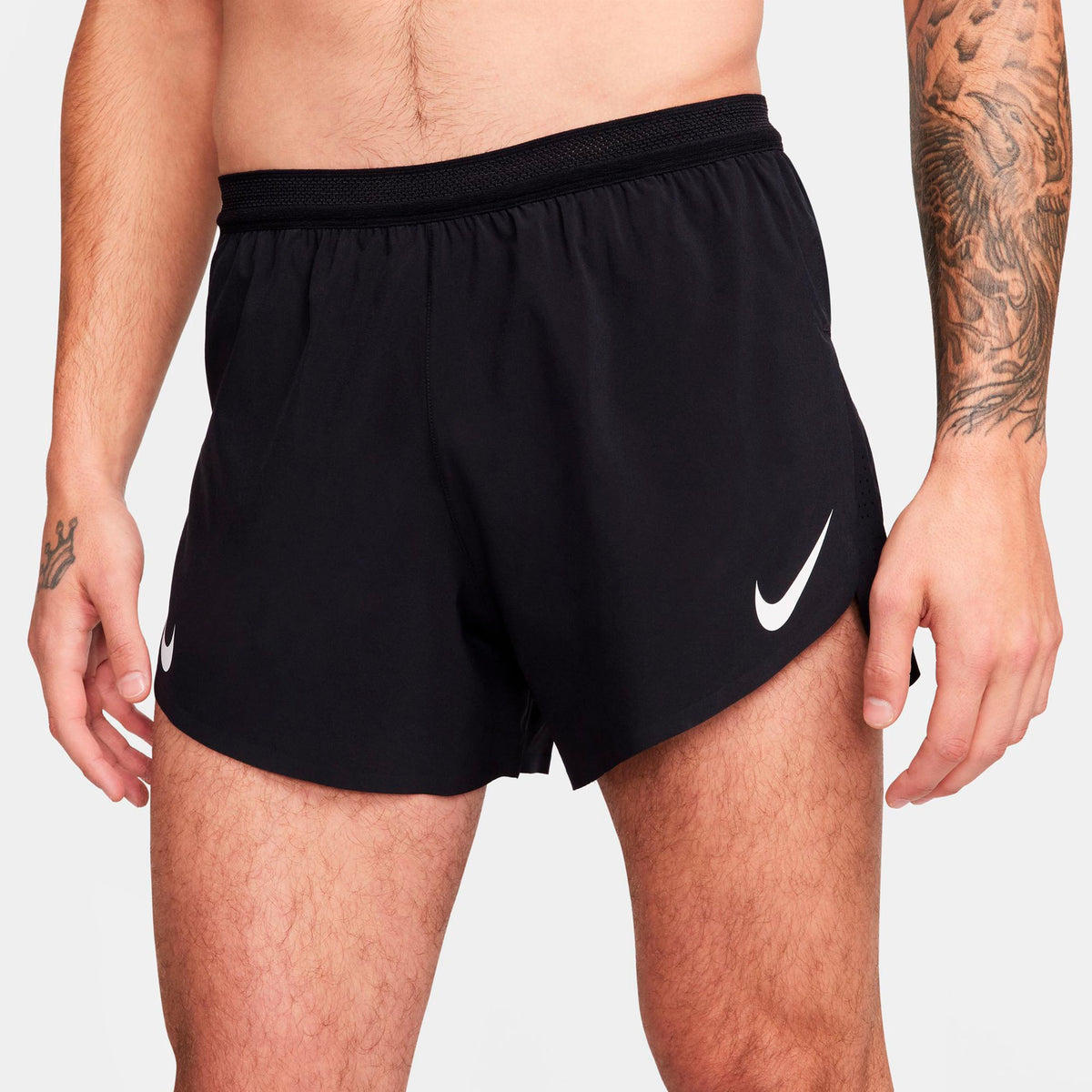 Nike AeroSwift Bežecké šortky Muži - černá, bílá