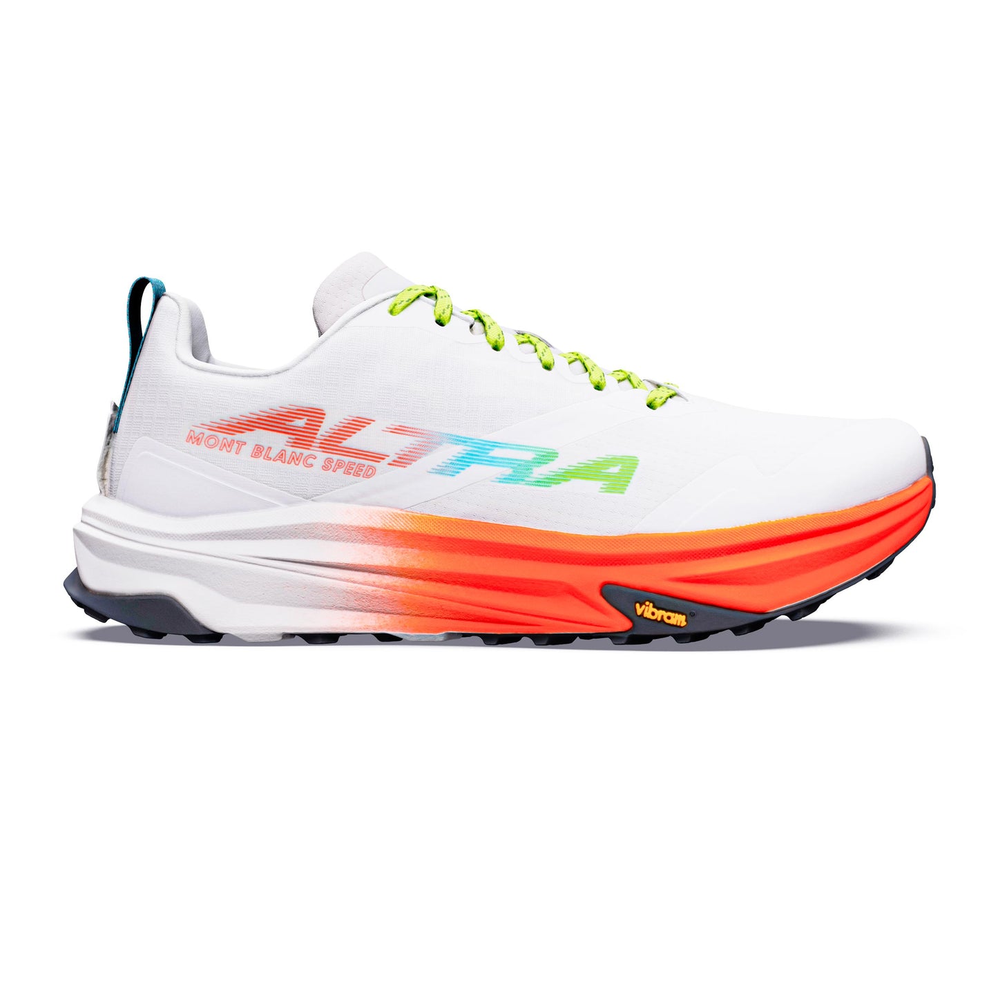 Altra Mont Blanc Speed Obuv pro měkčí povrch,žádný asfalt Dámy - bílá, korálová