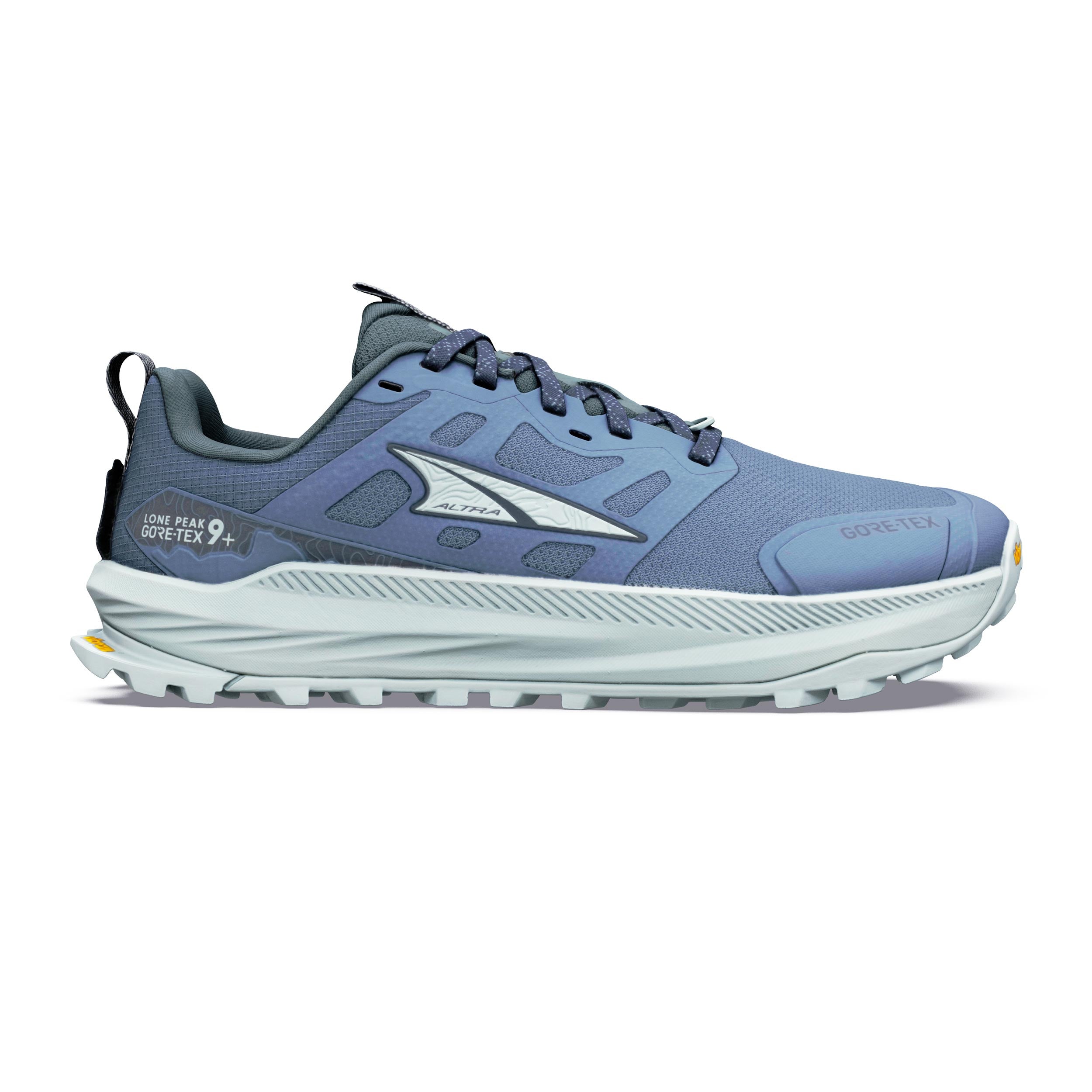 Altra Lone Peak 9+ GTX Obuv pro měkčí povrch,žádný asfalt Dámy - modro-šedá, modrá