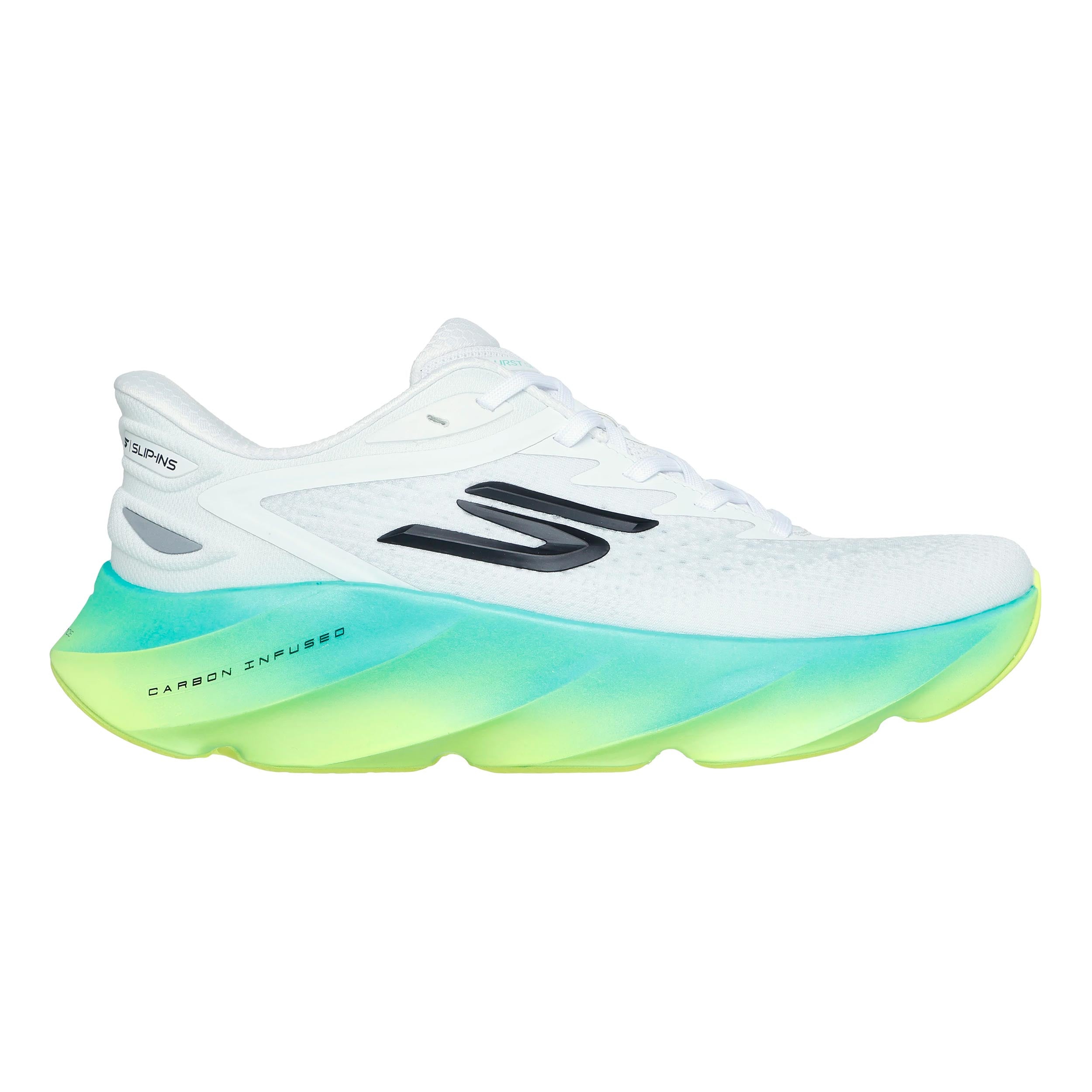 Skechers SKX Aero Burst Slip-In Neutrální obuv Muži - bílá, limetková