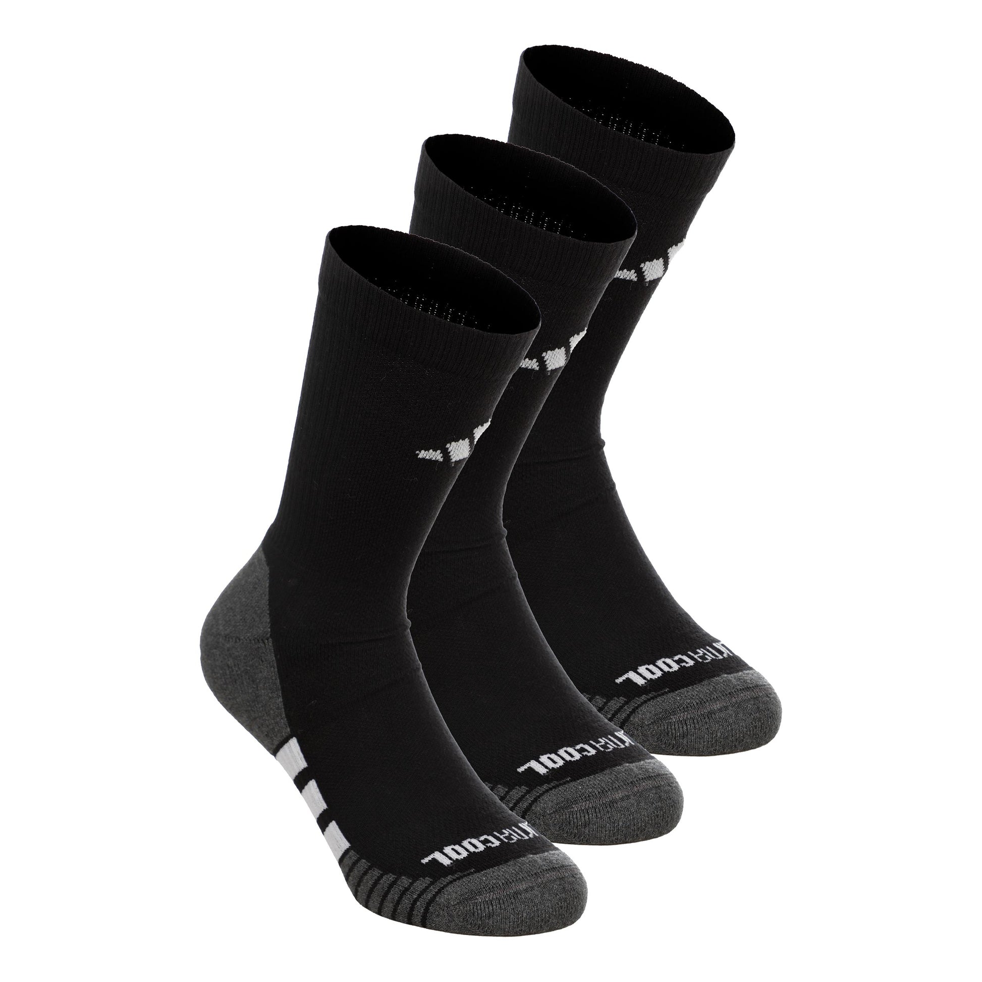 adidas Performance Cushioned Crew Running socks Unisex - černá