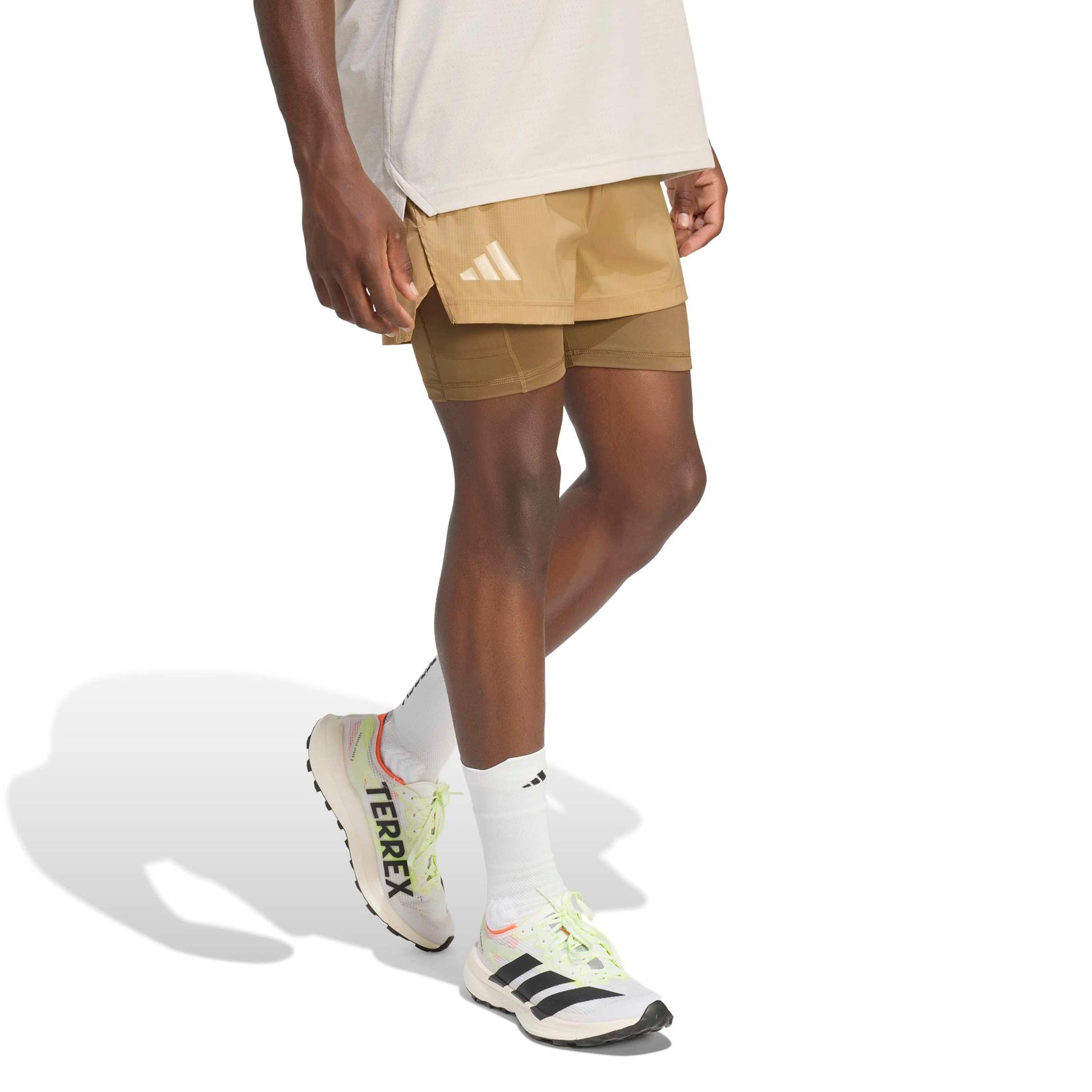 adidas Terrex XPL 2in1 Bežecké šortky Muži - karamel
