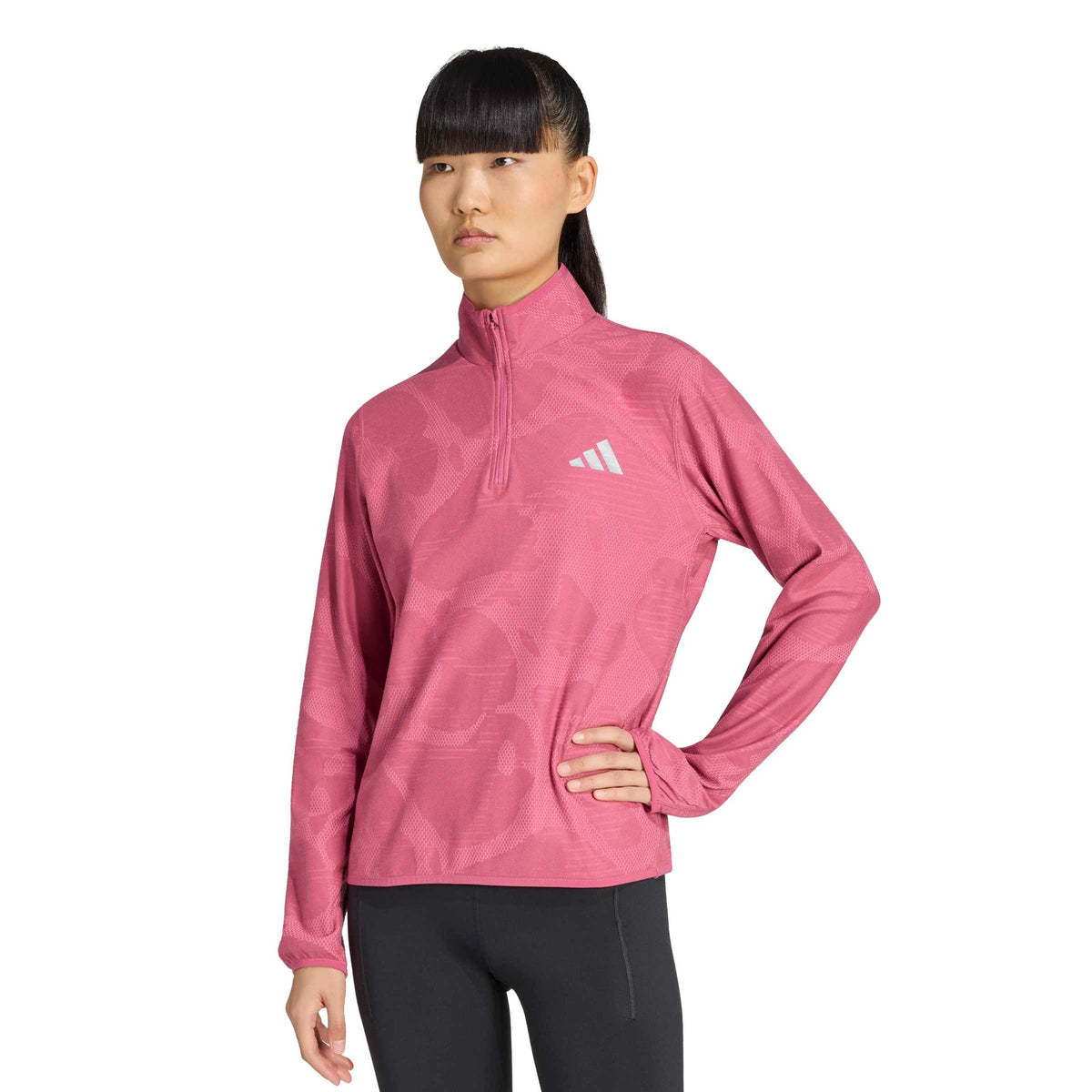 adidas adi365 Climawarm+  Bežecké tričko Dámy - červené víno