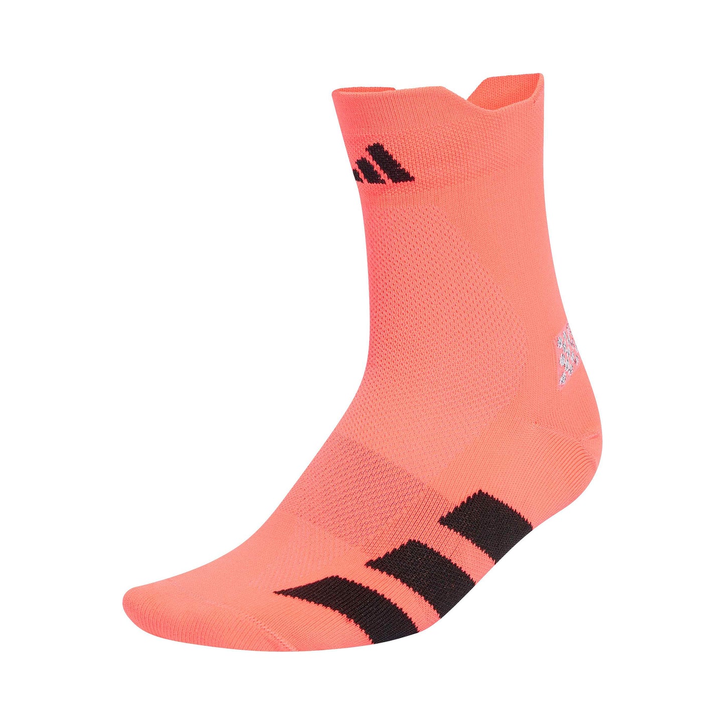 adidas adizero Quarter Running socks Unisex - korálová, černá