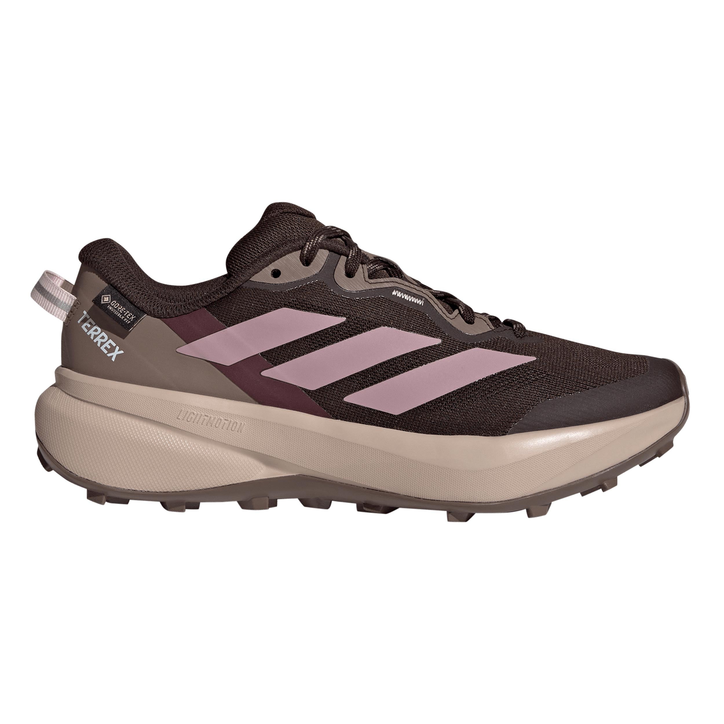 adidas Terrex Tracefinder Plus GTX Obuv pro měkčí povrch,žádný asfalt Dámy - hnědá, vijolična