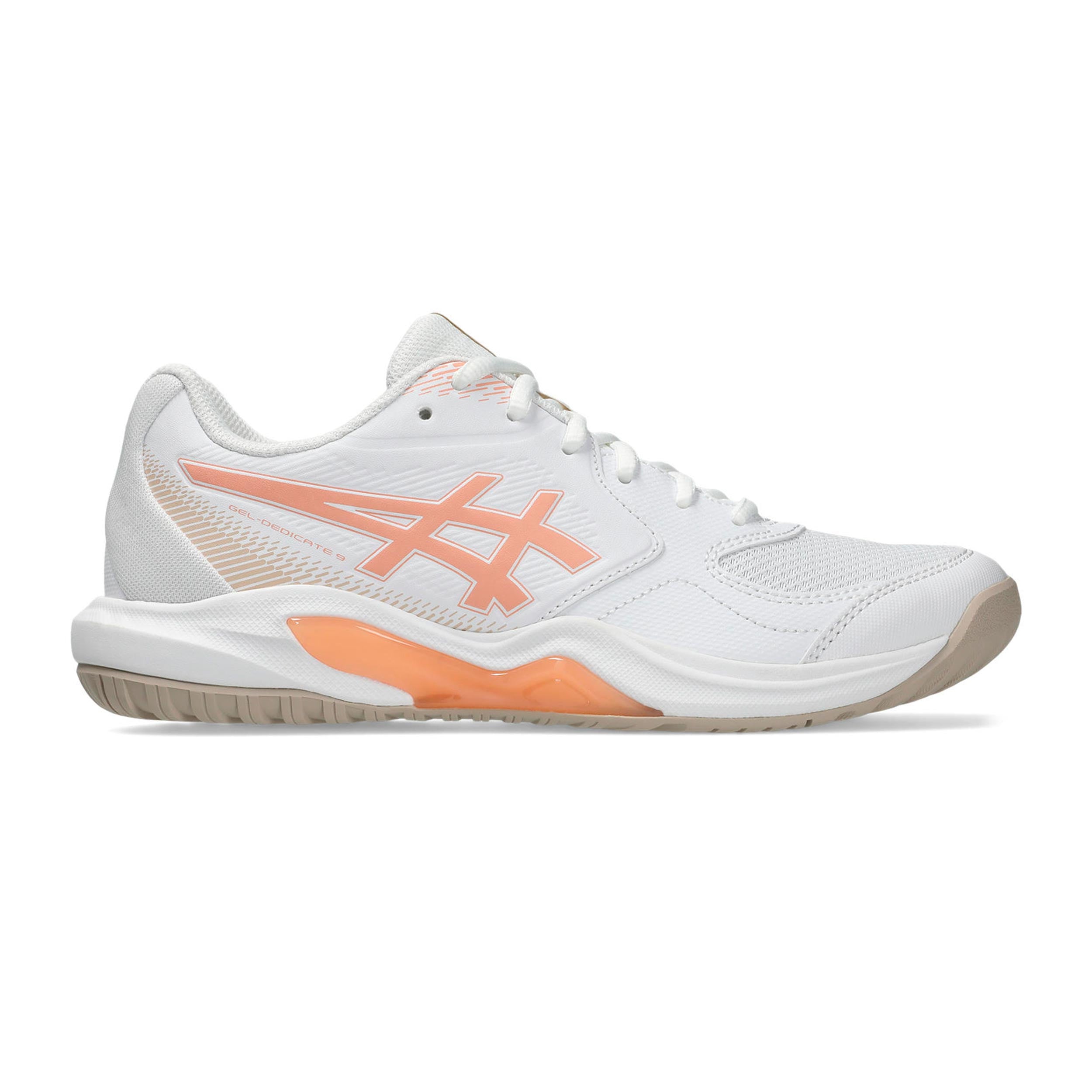 ASICS Gel-Dedicate 9 Obuv na všechny povrchy Dámy - bílá, marhuľová