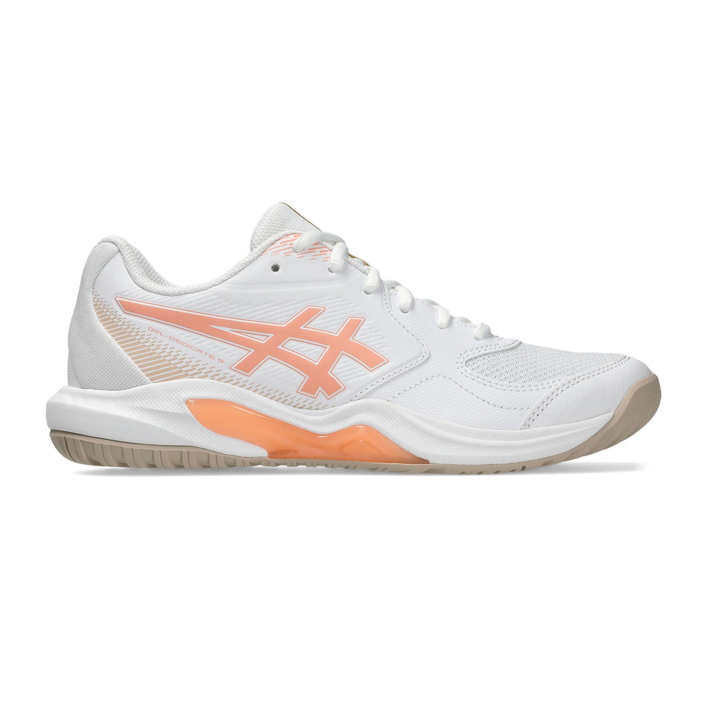ASICS Gel-Dedicate 9 Obuv na všechny povrchy Dámy - bílá, marhuľová