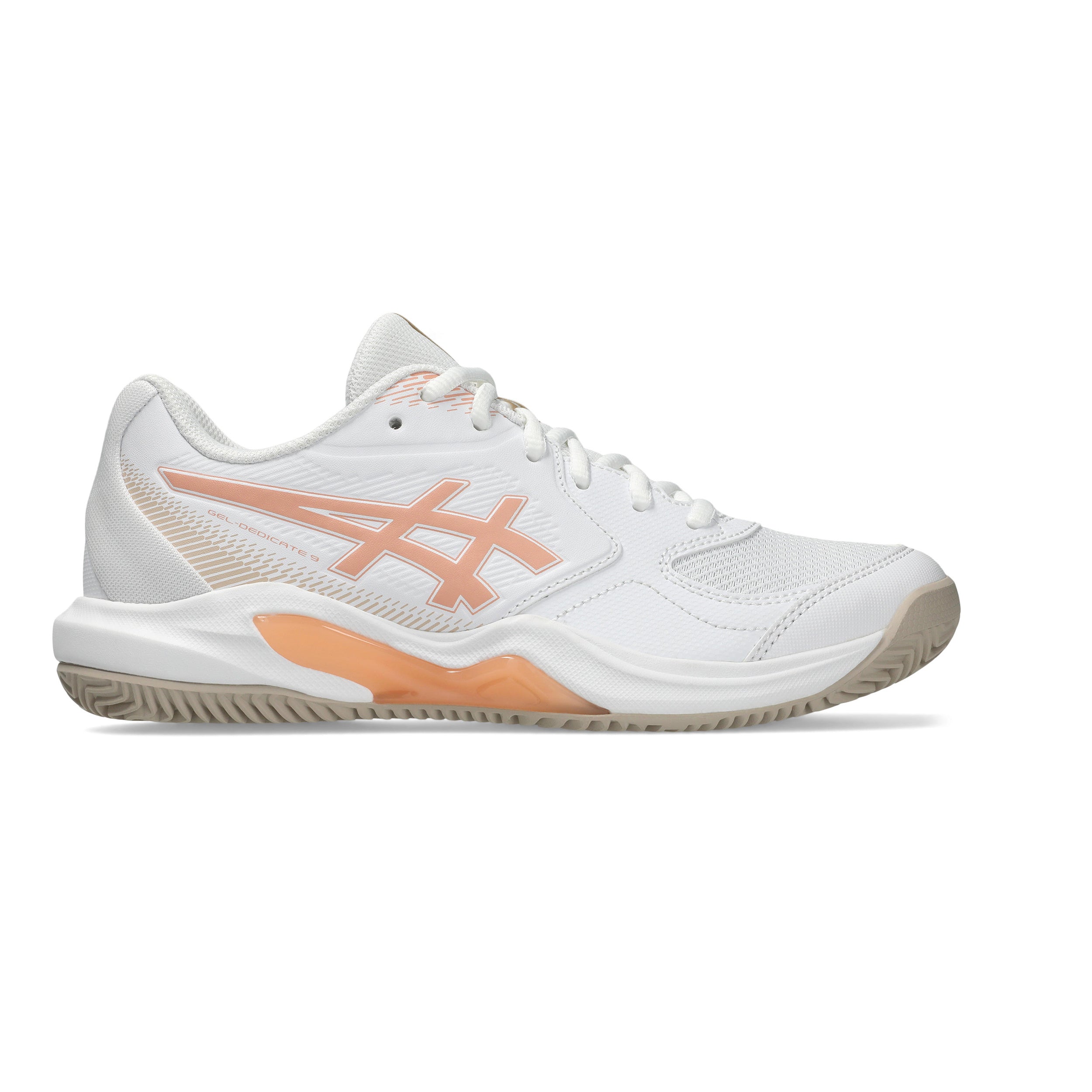 ASICS Gel-Dedicate 9 Obuv na antuku Dámy - bílá, marhuľová
