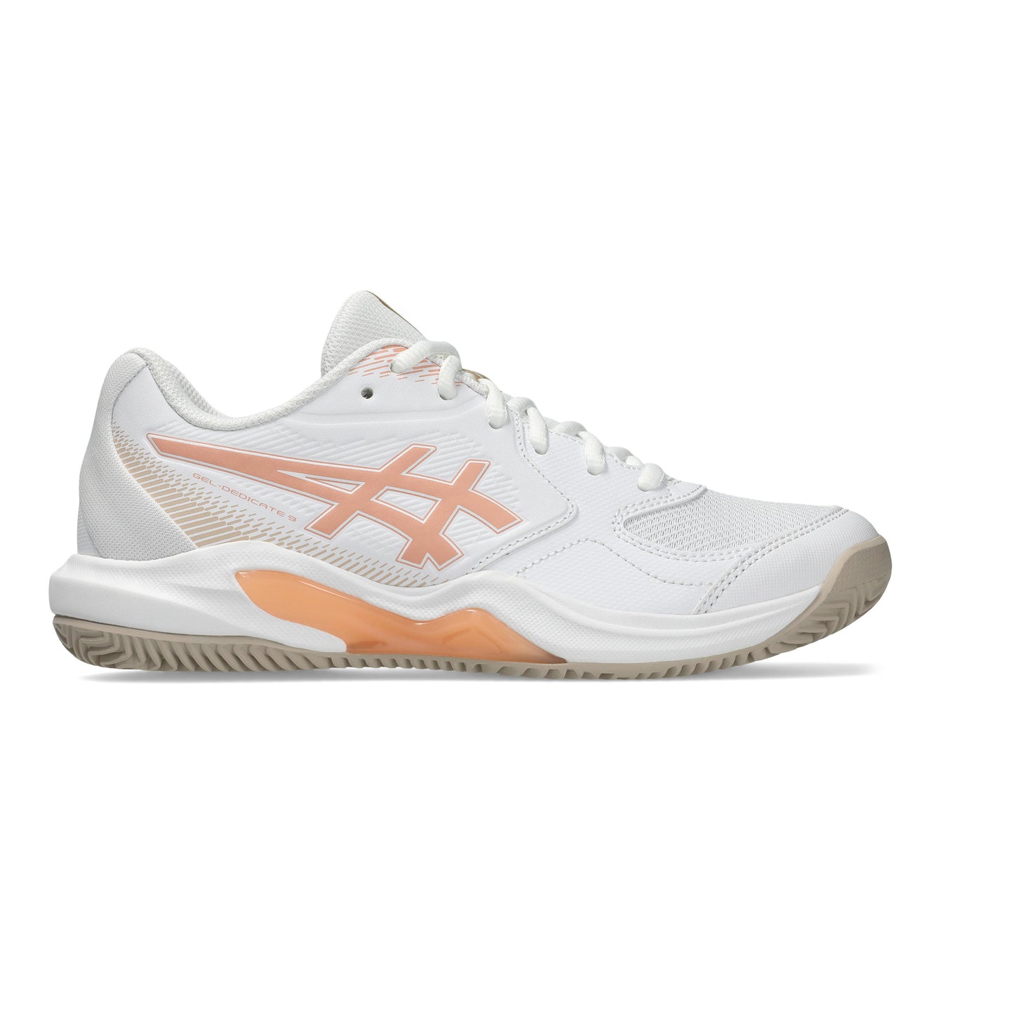ASICS Gel-Dedicate 9 Obuv na antuku Dámy - bílá, marhuľová