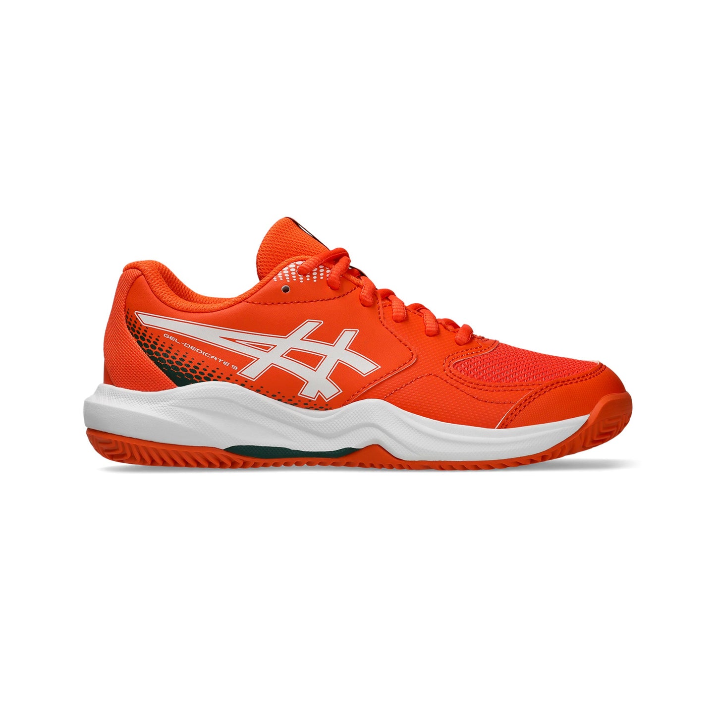 ASICS Gel-Dedicate 9 GS Obuv na padel Děti - neonově oranžová, bílá