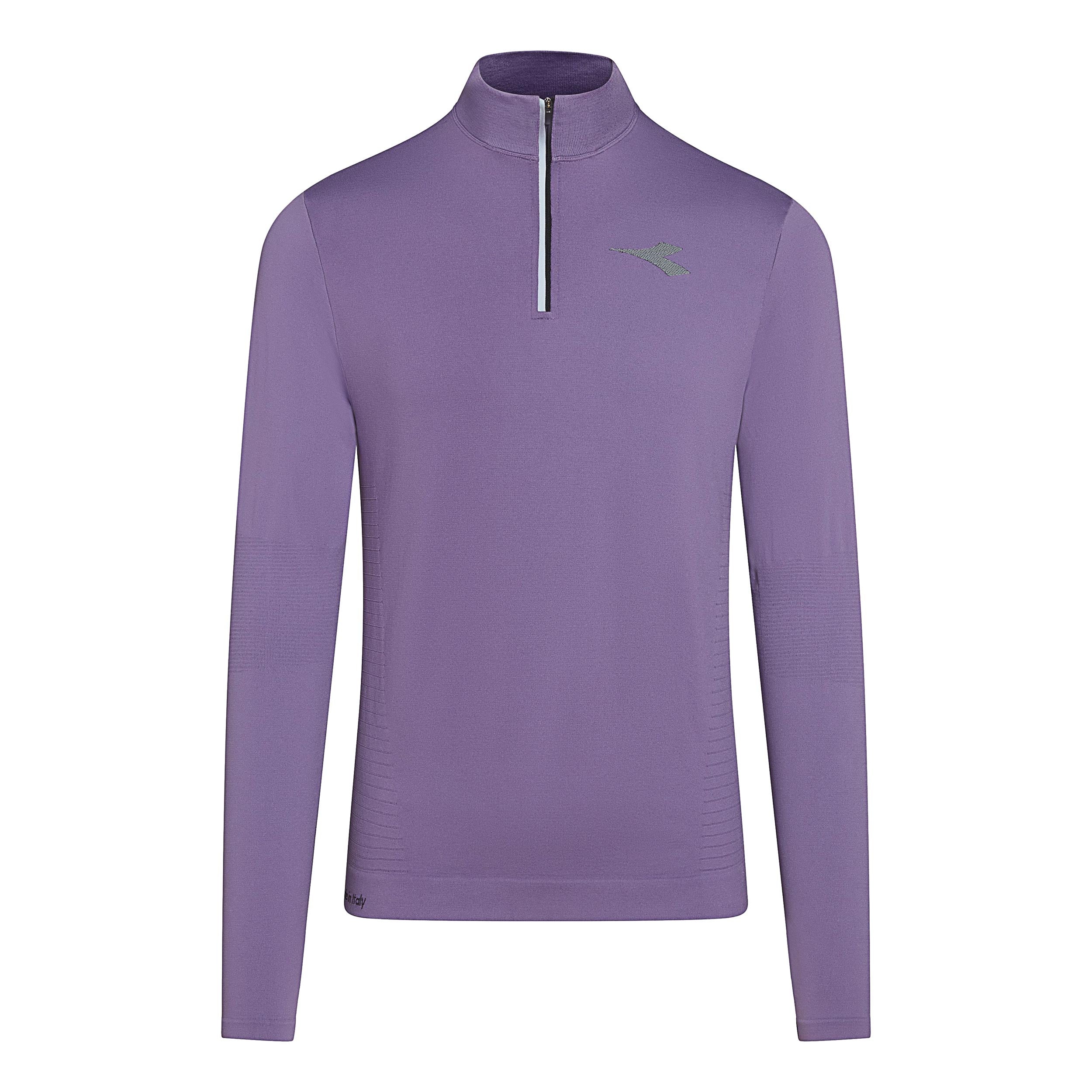 Diadora 1/2 Zip Stratouno S dlouhým rukávem Muži - fialová