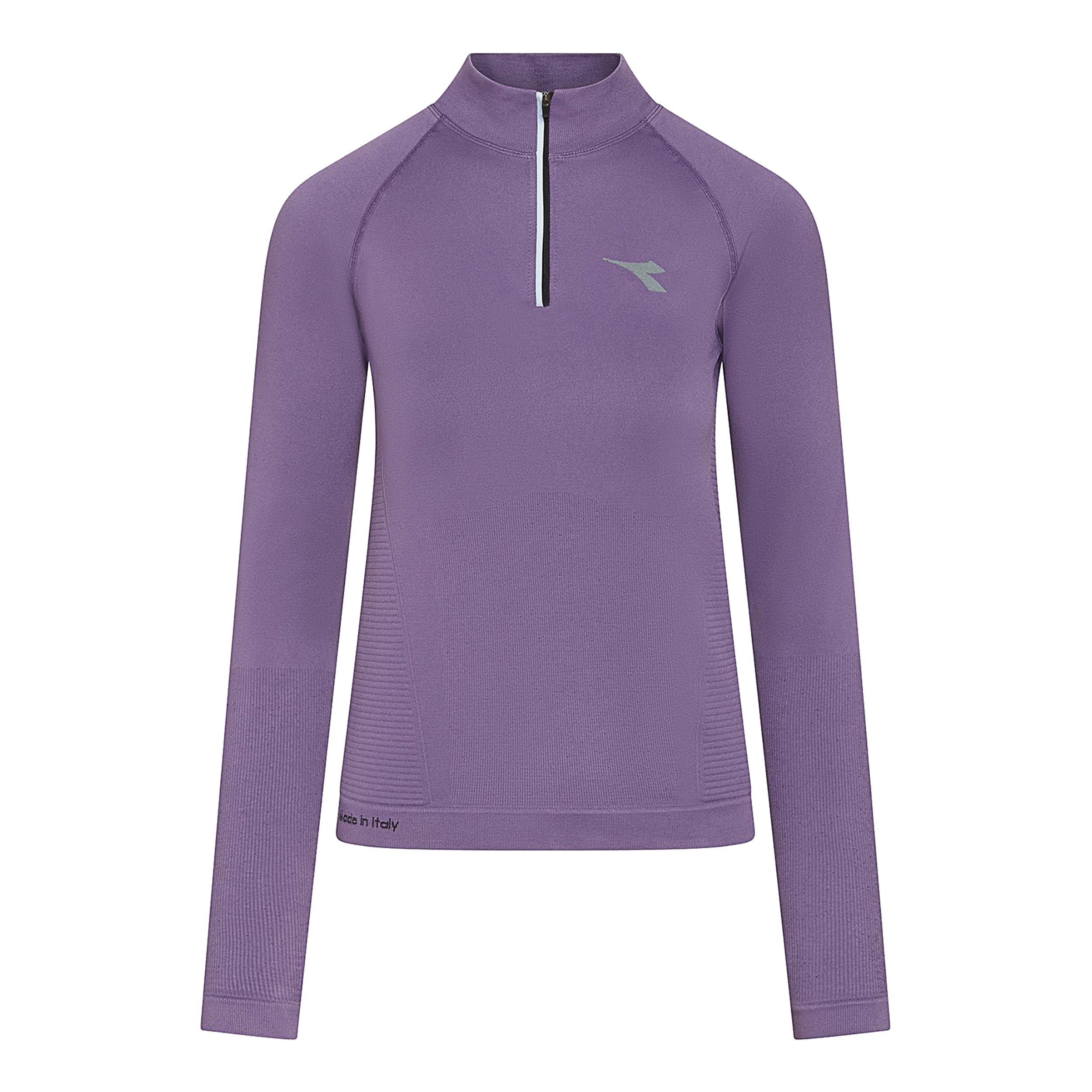 Diadora 1/2 Zip Stratouno S dlouhým rukávem Dámy - fialová
