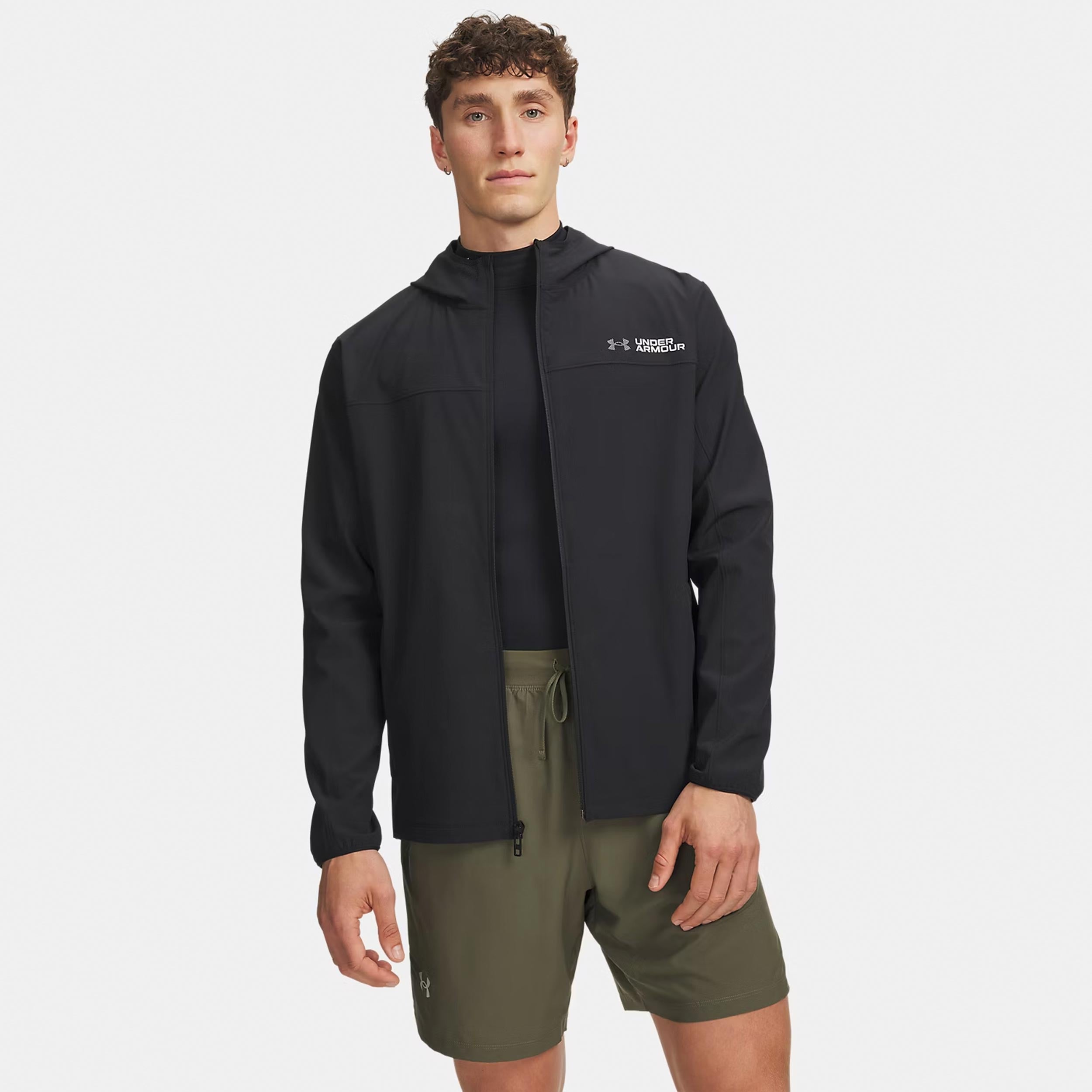Under Armour Velociti Storm  Běžecká bunda Muži - černá