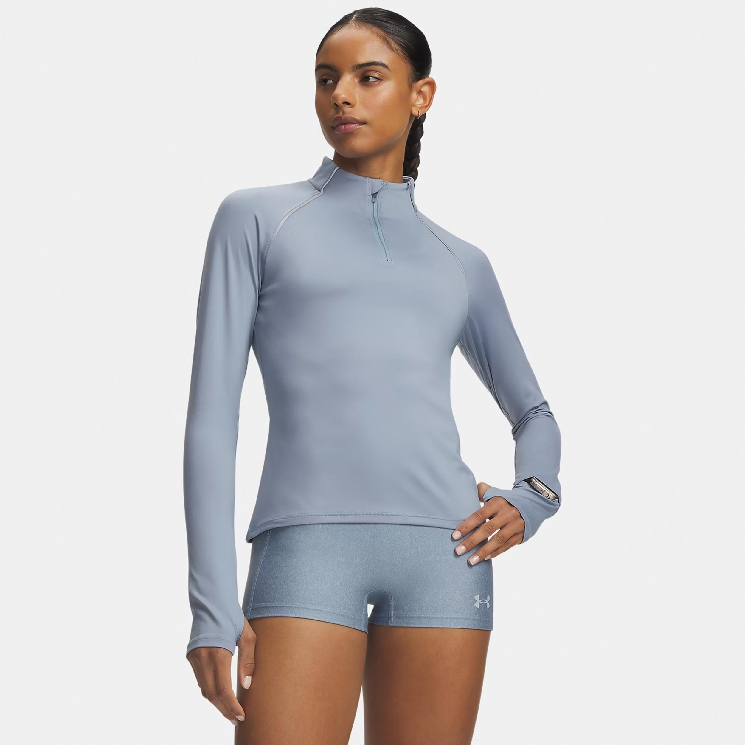 Under Armour Velociti Half Zip  Bežecké tričko Dámy - modrá