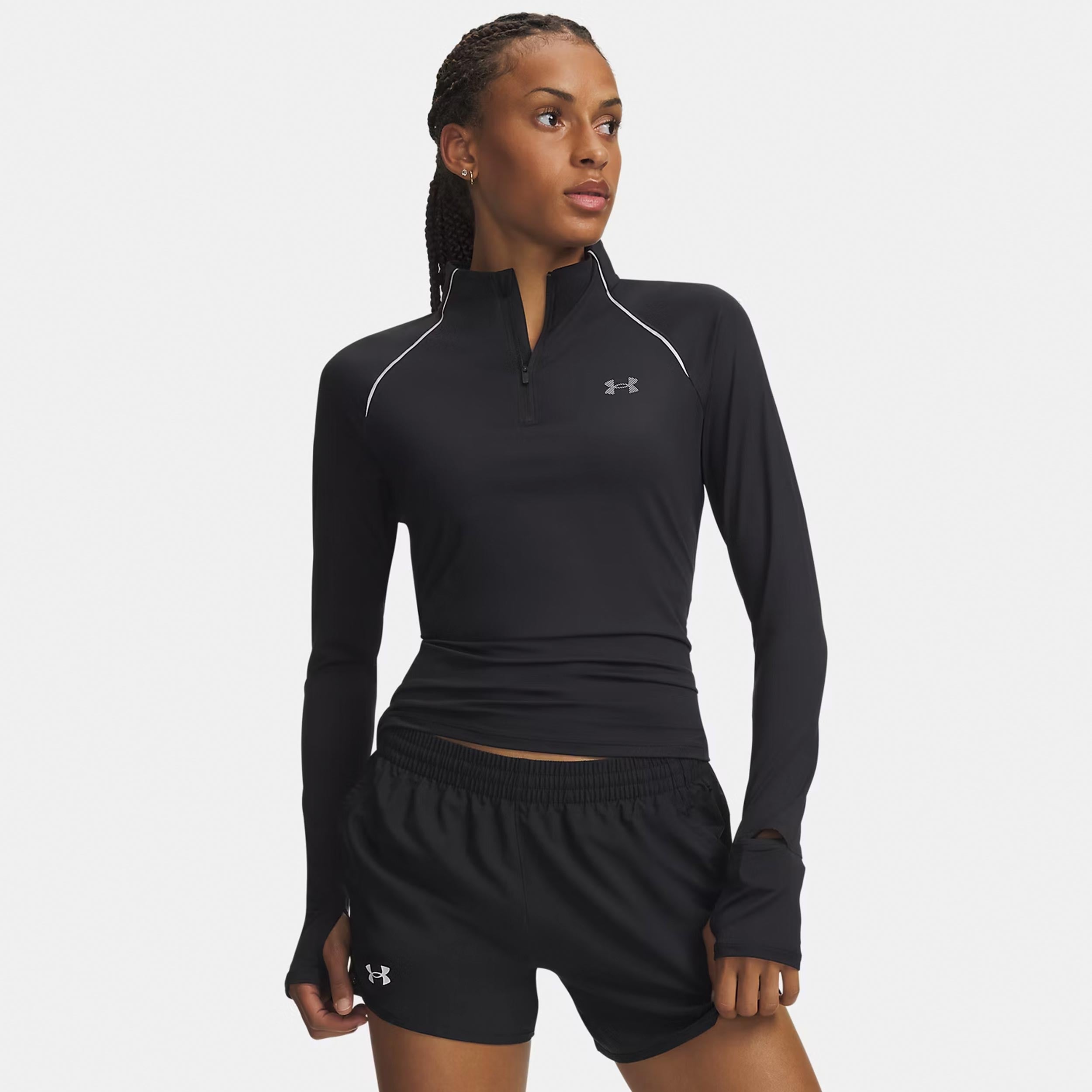 Under Armour Velociti Half Zip  Bežecké tričko Dámy - černá