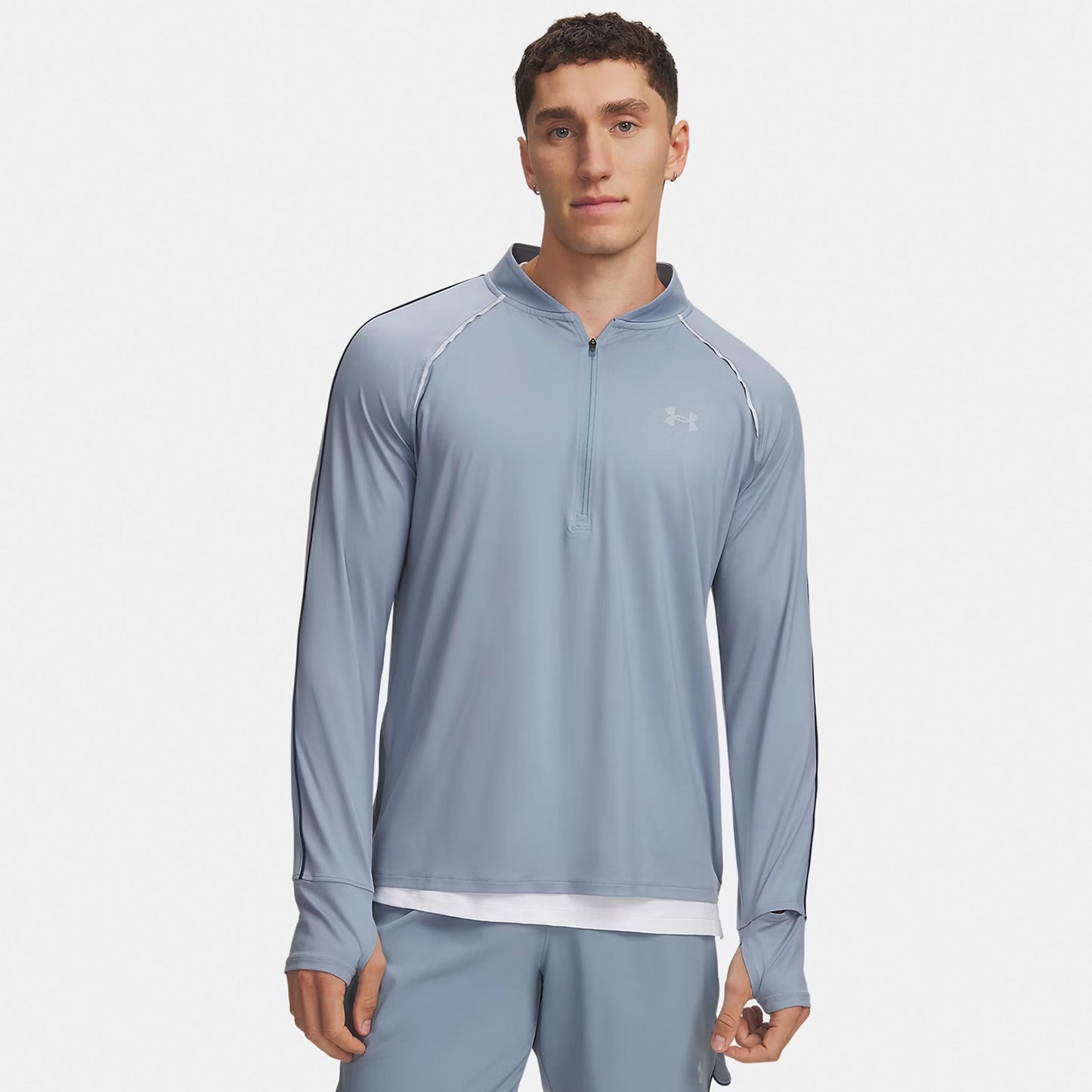 Under Armour Velociti Half Zip  Bežecké tričko Muži - modrá
