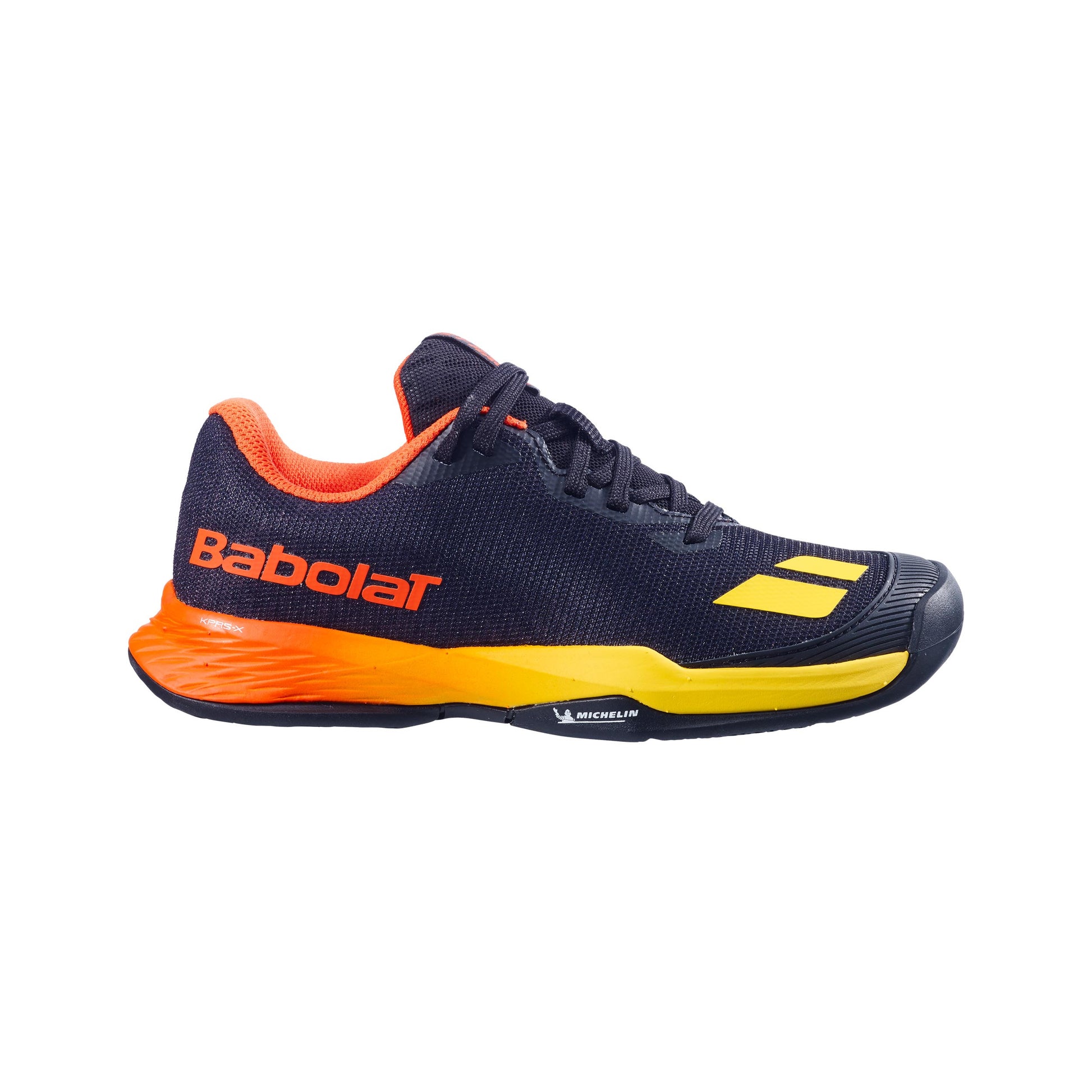 Babolat Jet Mach 3 Obuv na všechny povrchy Děti - černá, oranžová