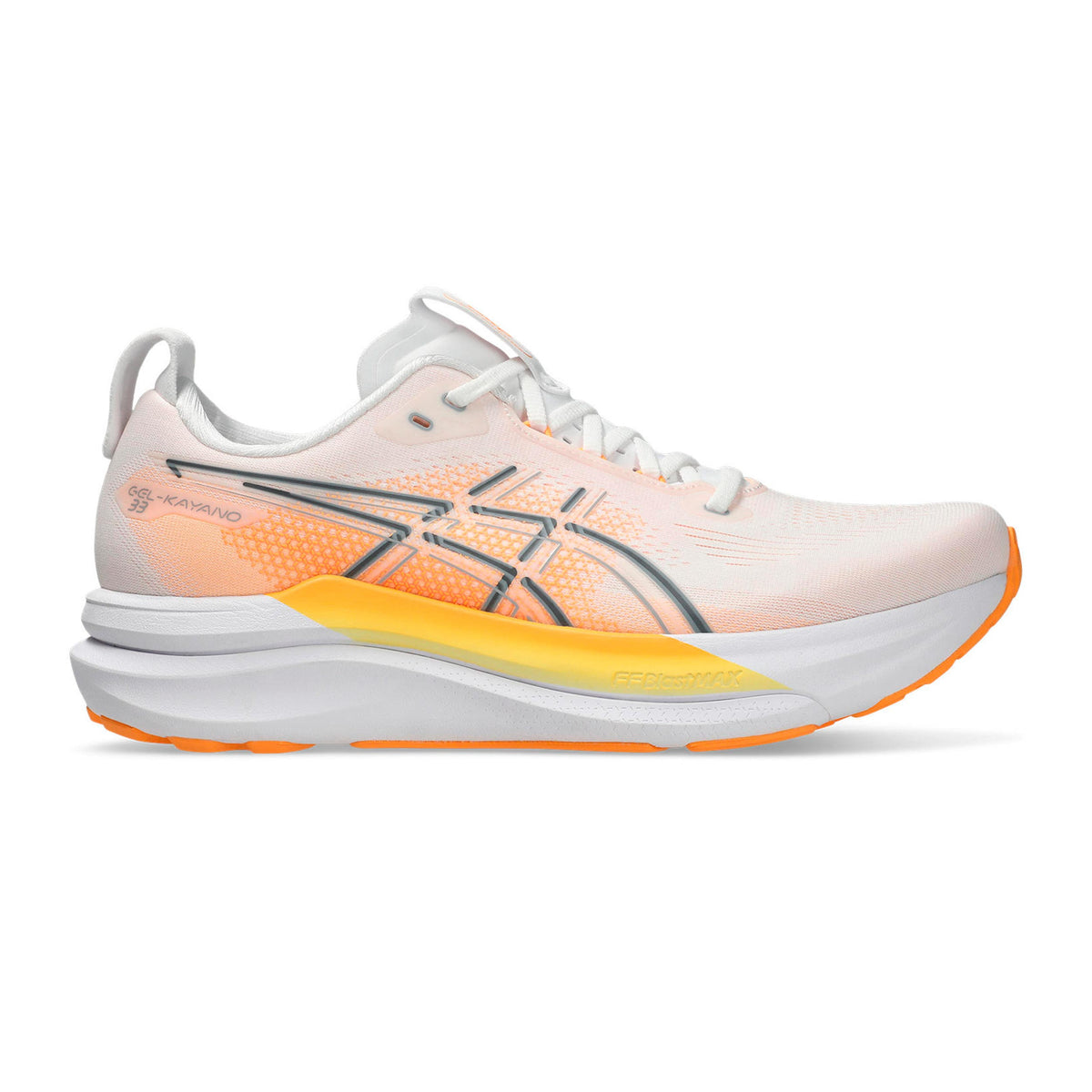 ASICS Gel-Kayano 33 Stabilní obuv Muži - bílá, oranžová