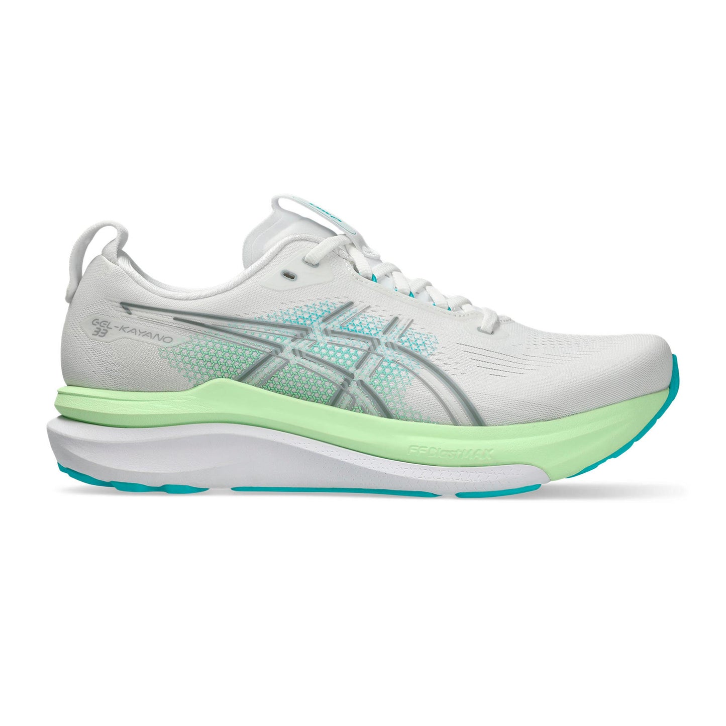 ASICS GEL-KAYANO 33 Stabilní obuv Muži - bílá, tyrkysová