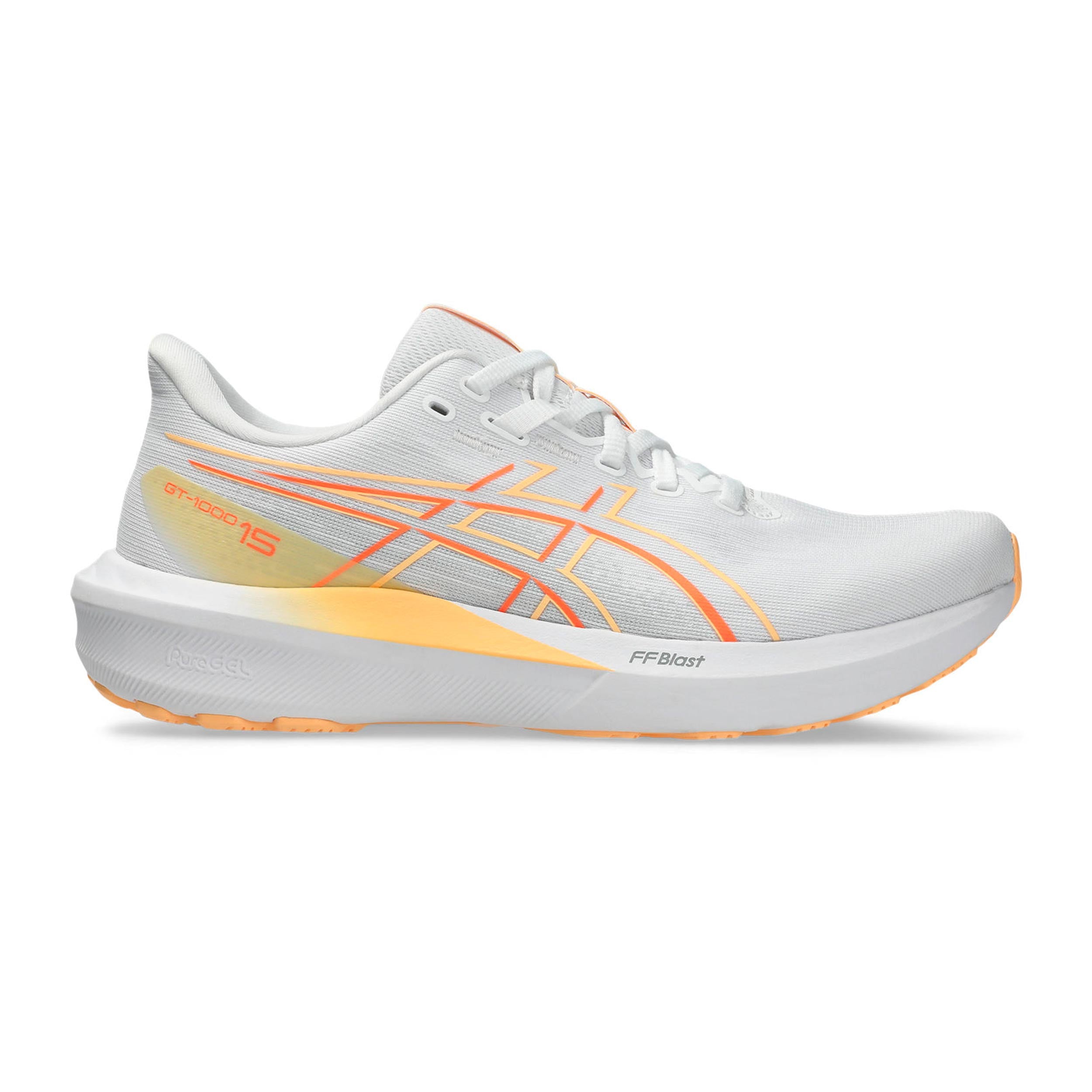 ASICS GT-1000 15 Stabilní obuv Dámy - bílá, oranžová