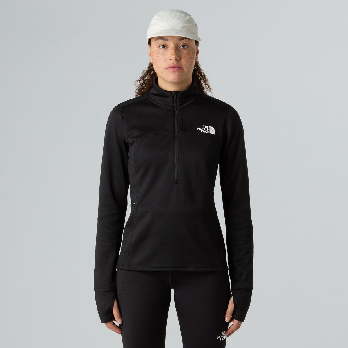 The North Face Winter Warm Pro 1/4 Zip Bežecké tričko Dámy - černá