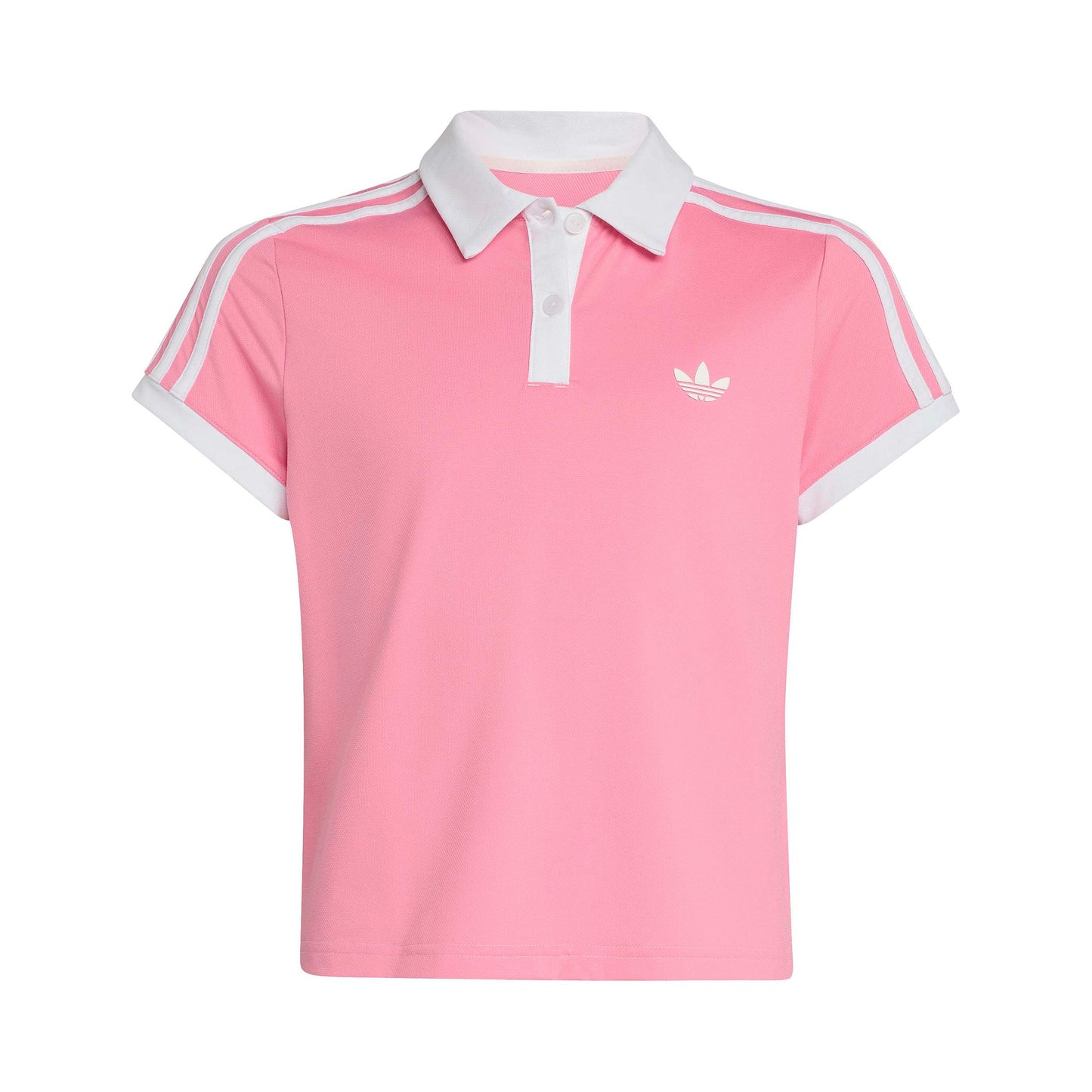 adidas Classics Pólo Děti - pastelovo ružová, bílá