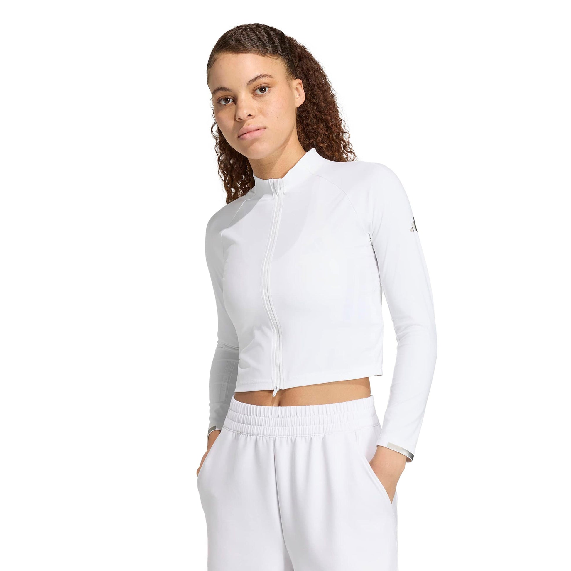 adidas Pro S dlouhým rukávem Dámy - bílá