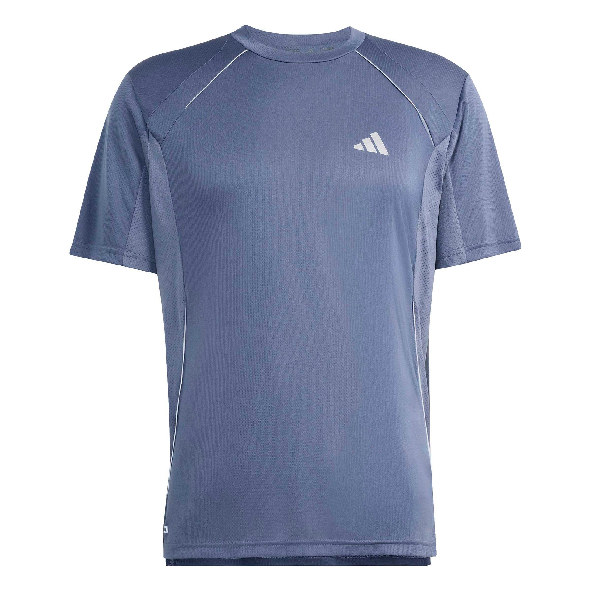 adidas Tech Tričko Muži - modro-šedá